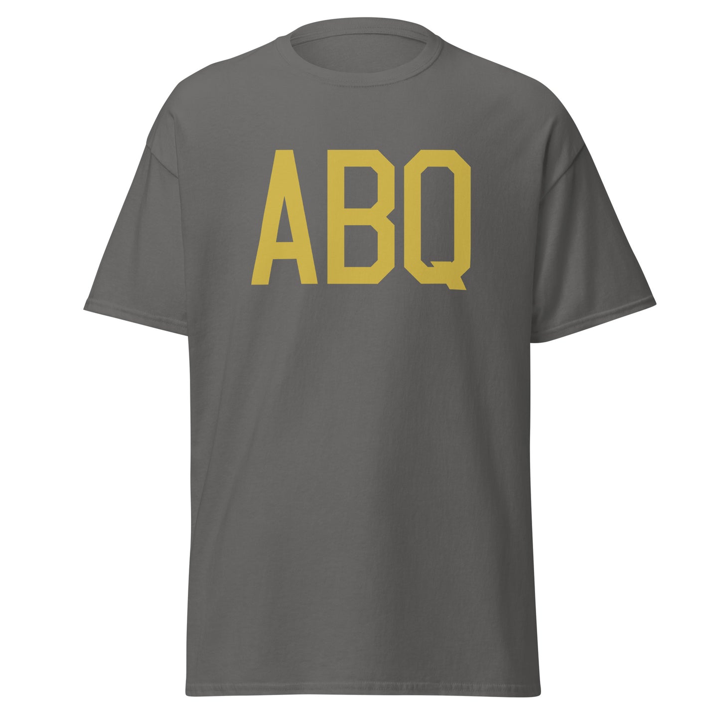 Aviation Enthusiast Men's Tee - Old Gold Graphic • ABQ Albuquerque • YHM Designs - Image 05