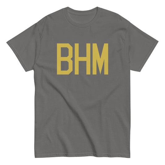 Aviation Enthusiast Men's Tee - Old Gold Graphic • BHM Birmingham • YHM Designs - Image 01