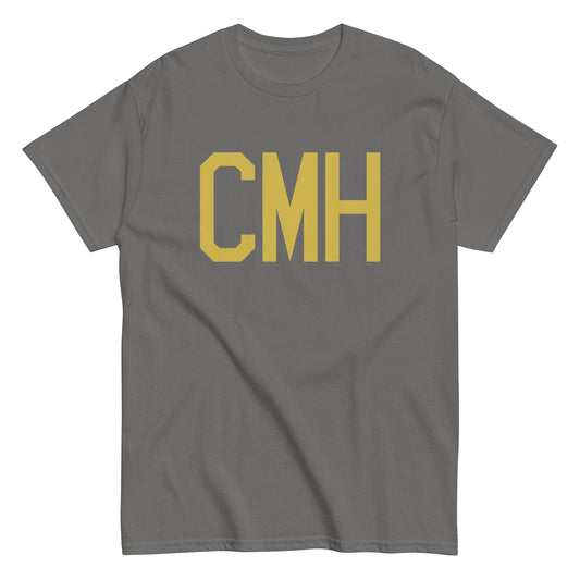 Aviation Enthusiast Men's Tee - Old Gold Graphic • CMH Columbus • YHM Designs - Image 01
