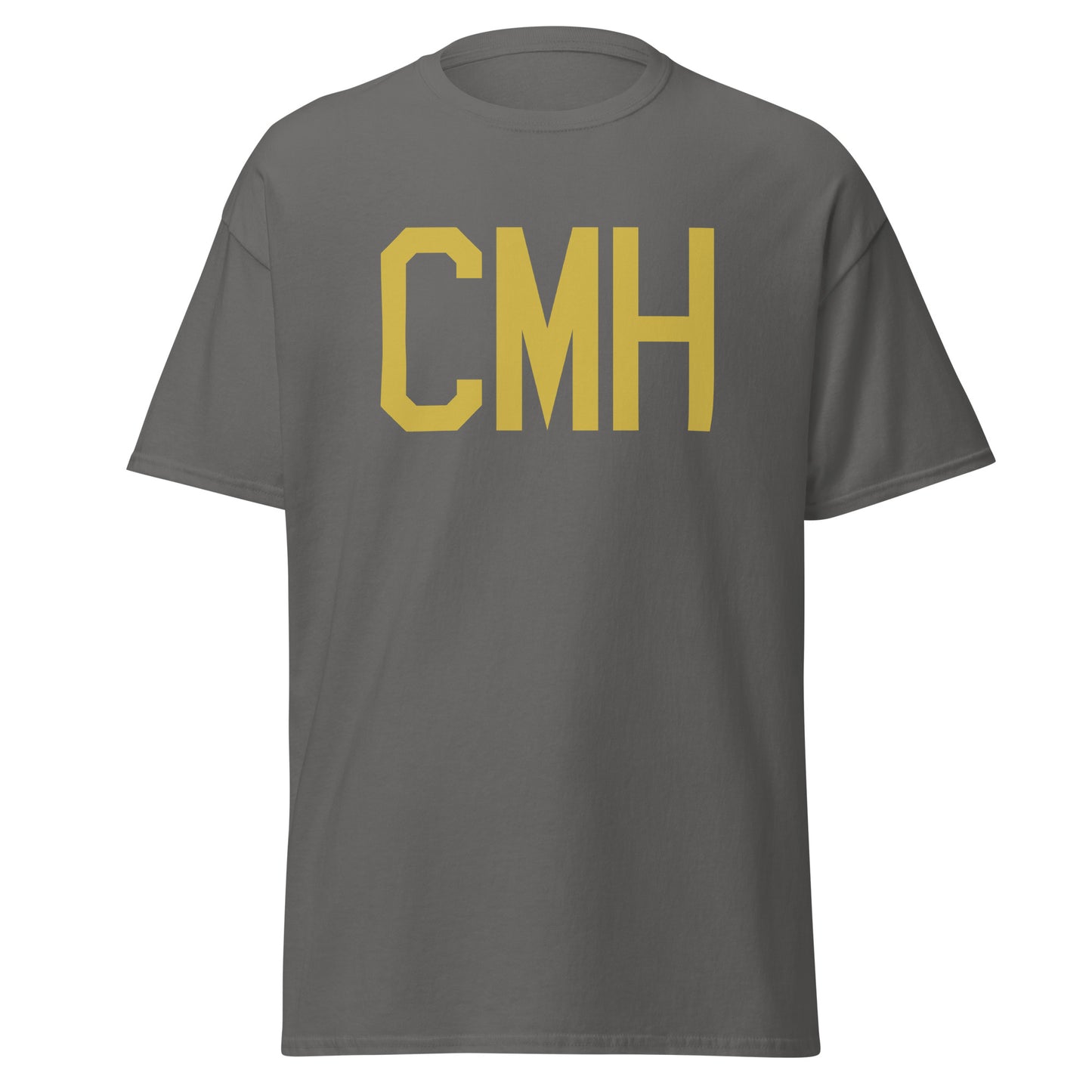 Aviation Enthusiast Men's Tee - Old Gold Graphic • CMH Columbus • YHM Designs - Image 05