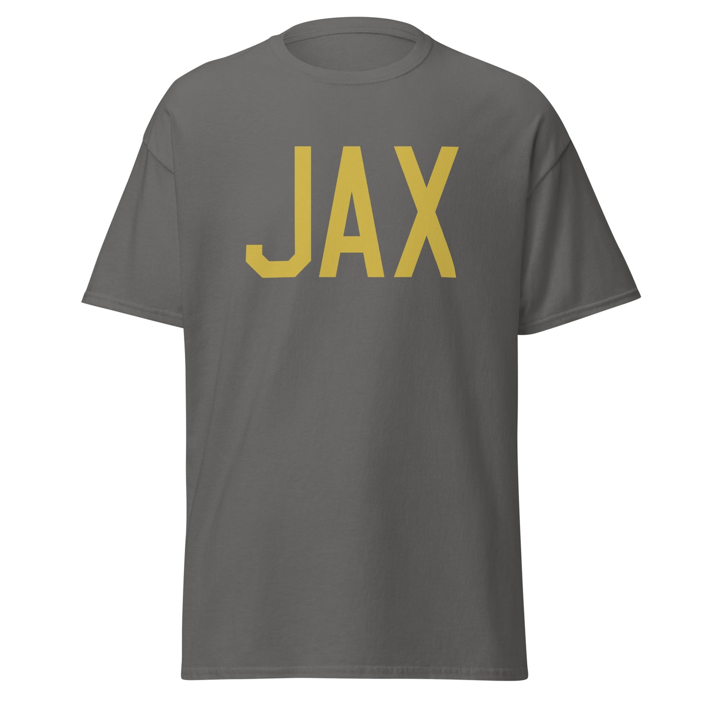 Aviation Enthusiast Men's Tee - Old Gold Graphic • JAX Jacksonville • YHM Designs - Image 05