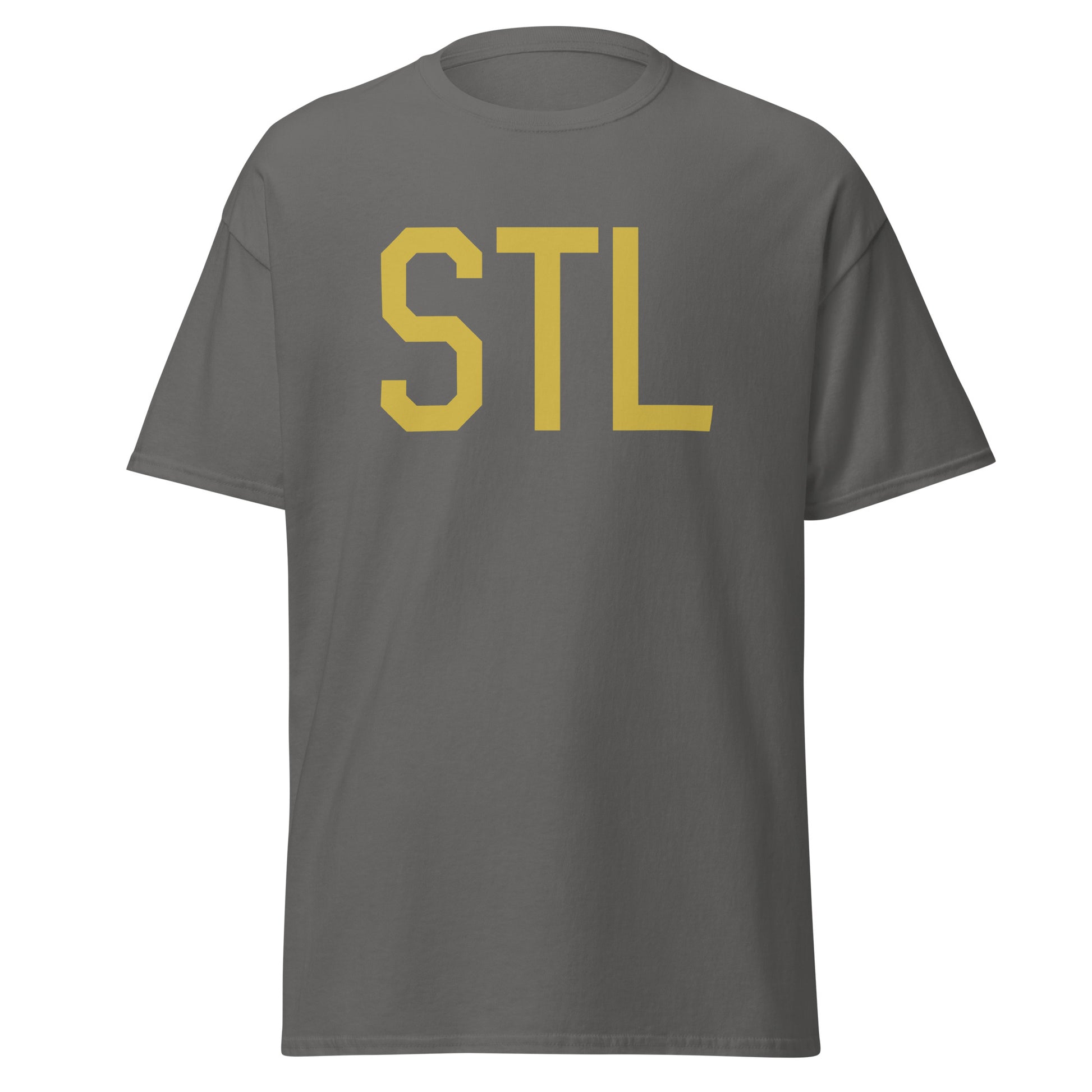 Aviation Enthusiast Men's Tee - Old Gold Graphic • STL St. Louis • YHM Designs - Image 05