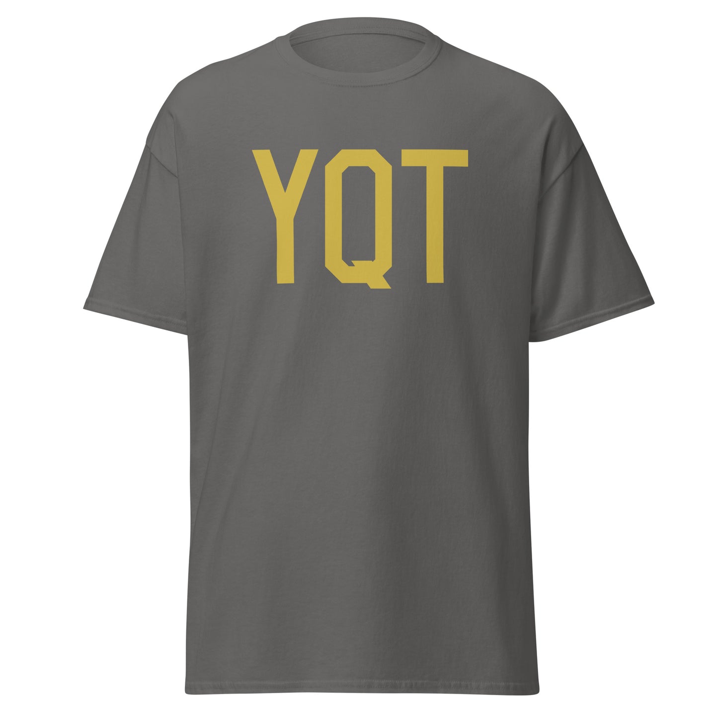 Aviation Enthusiast Men's Tee - Old Gold Graphic • YQT Thunder Bay • YHM Designs - Image 05