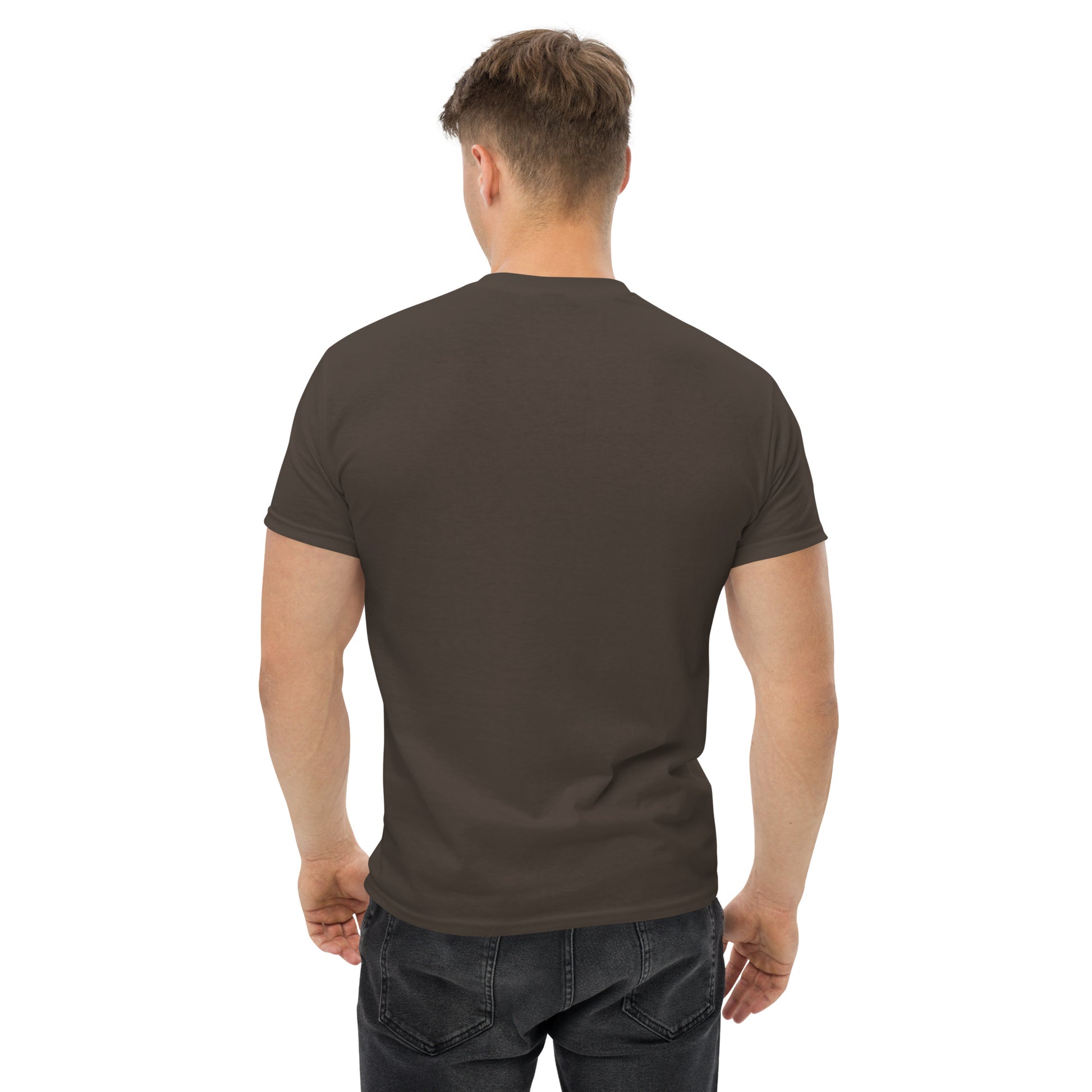 Airport Code Men's T-Shirt - Yellow Graphic • LAS Las Vegas • YHM Designs - Image 04