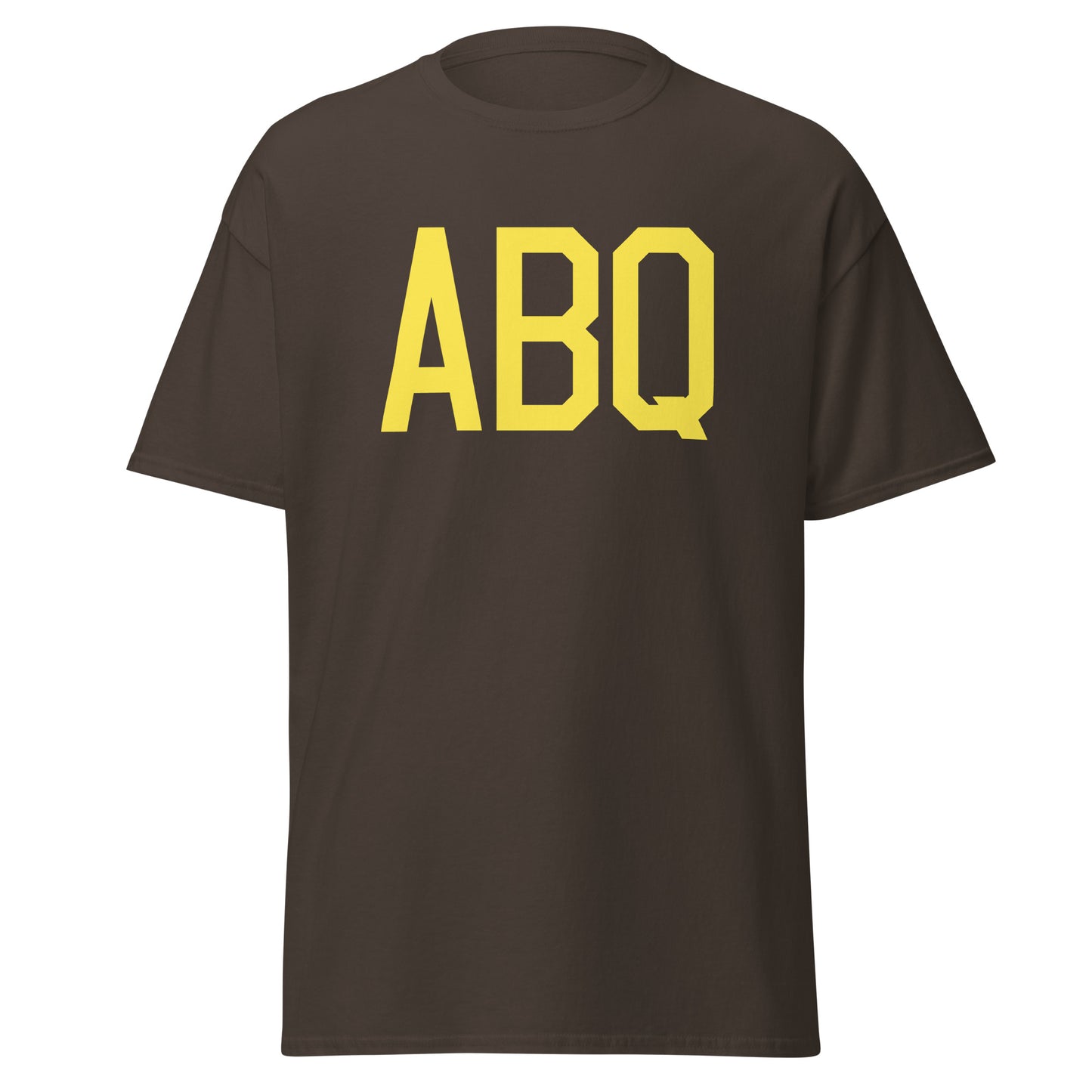Aviation-Theme Men's T-Shirt - Yellow Graphic • ABQ Albuquerque • YHM Designs - Image 05
