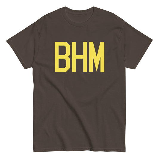 Aviation-Theme Men's T-Shirt - Yellow Graphic • BHM Birmingham • YHM Designs - Image 01