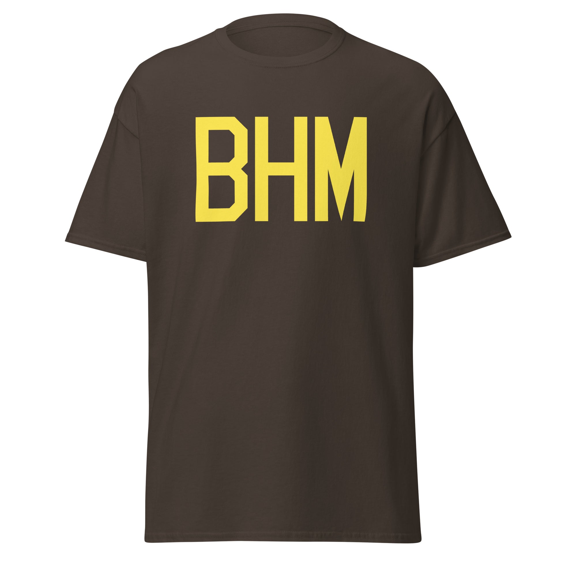 Aviation-Theme Men's T-Shirt - Yellow Graphic • BHM Birmingham • YHM Designs - Image 05