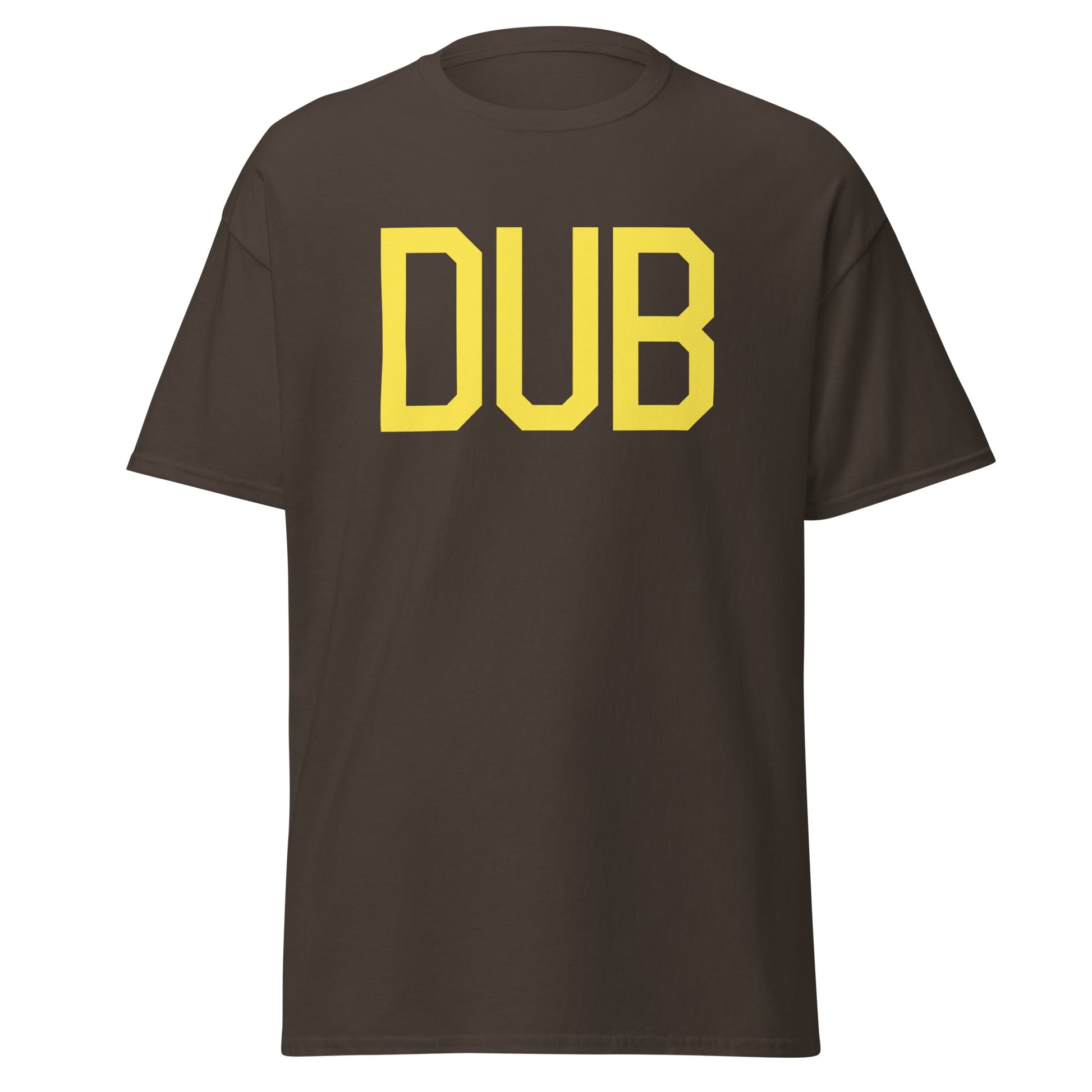 Aviation-Theme Men's T-Shirt - Yellow Graphic • DUB Dublin • YHM Designs - Image 05