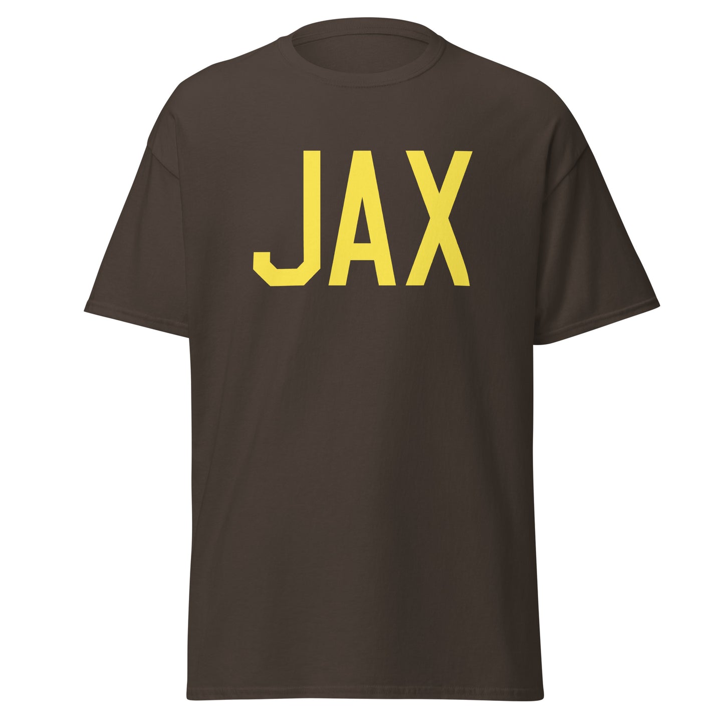 Aviation-Theme Men's T-Shirt - Yellow Graphic • JAX Jacksonville • YHM Designs - Image 05