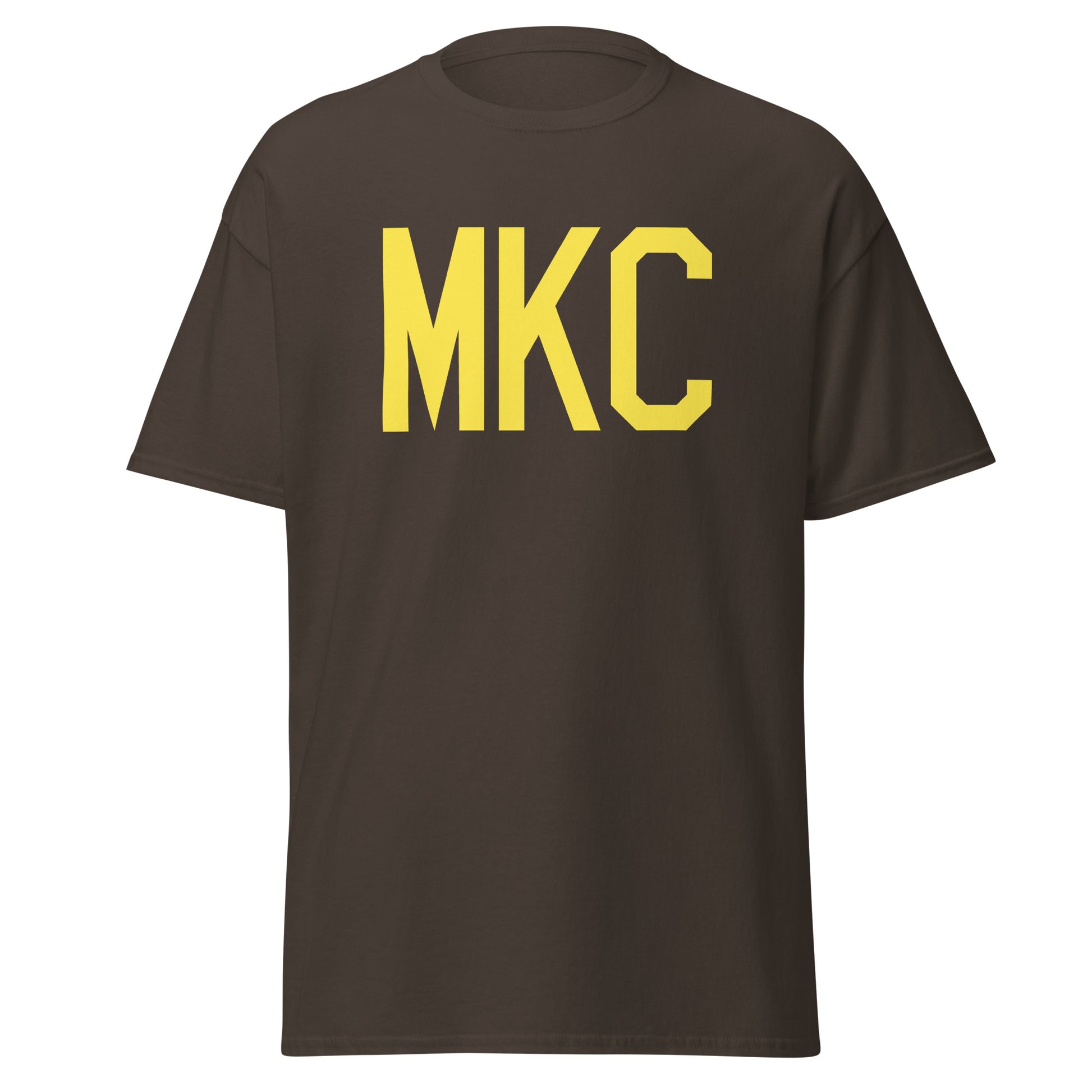 Aviation-Theme Men's T-Shirt - Yellow Graphic • MKC Kansas City • YHM Designs - Image 05