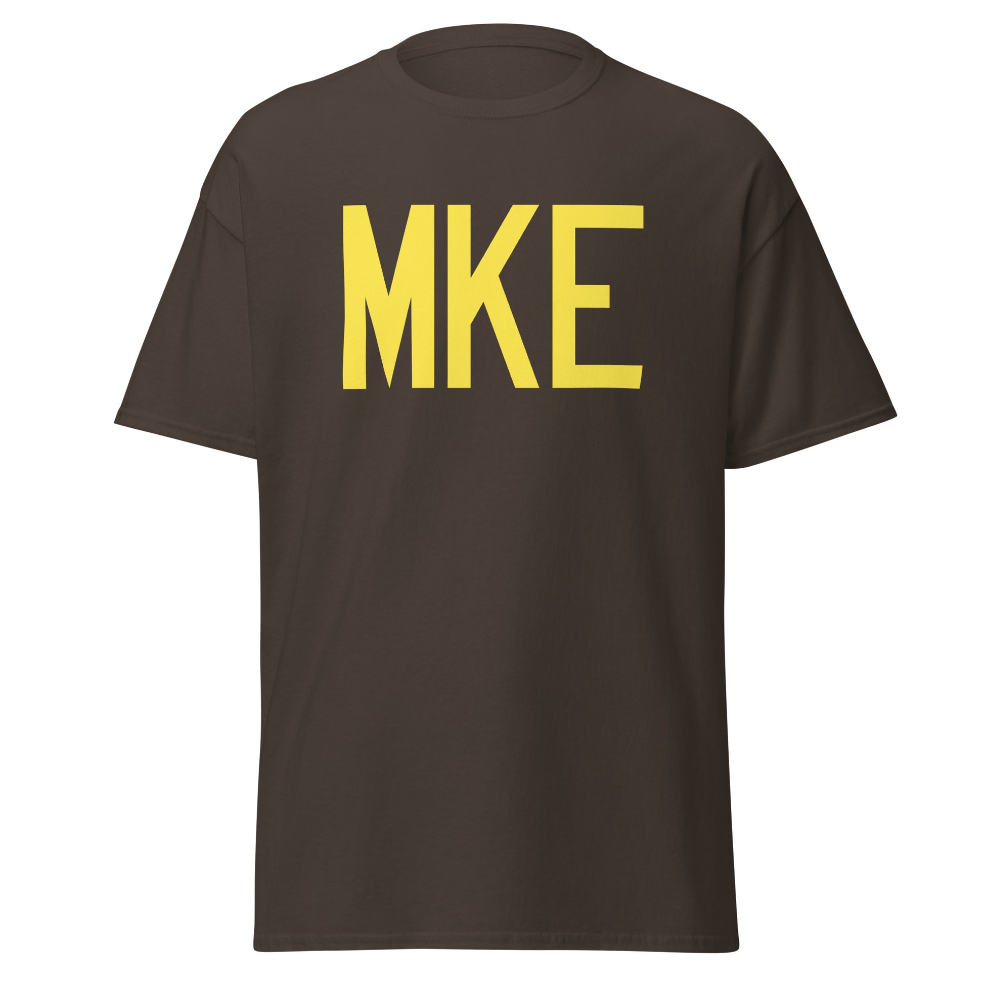Aviation-Theme Men's T-Shirt - Yellow Graphic • MKE Milwaukee • YHM Designs - Image 05