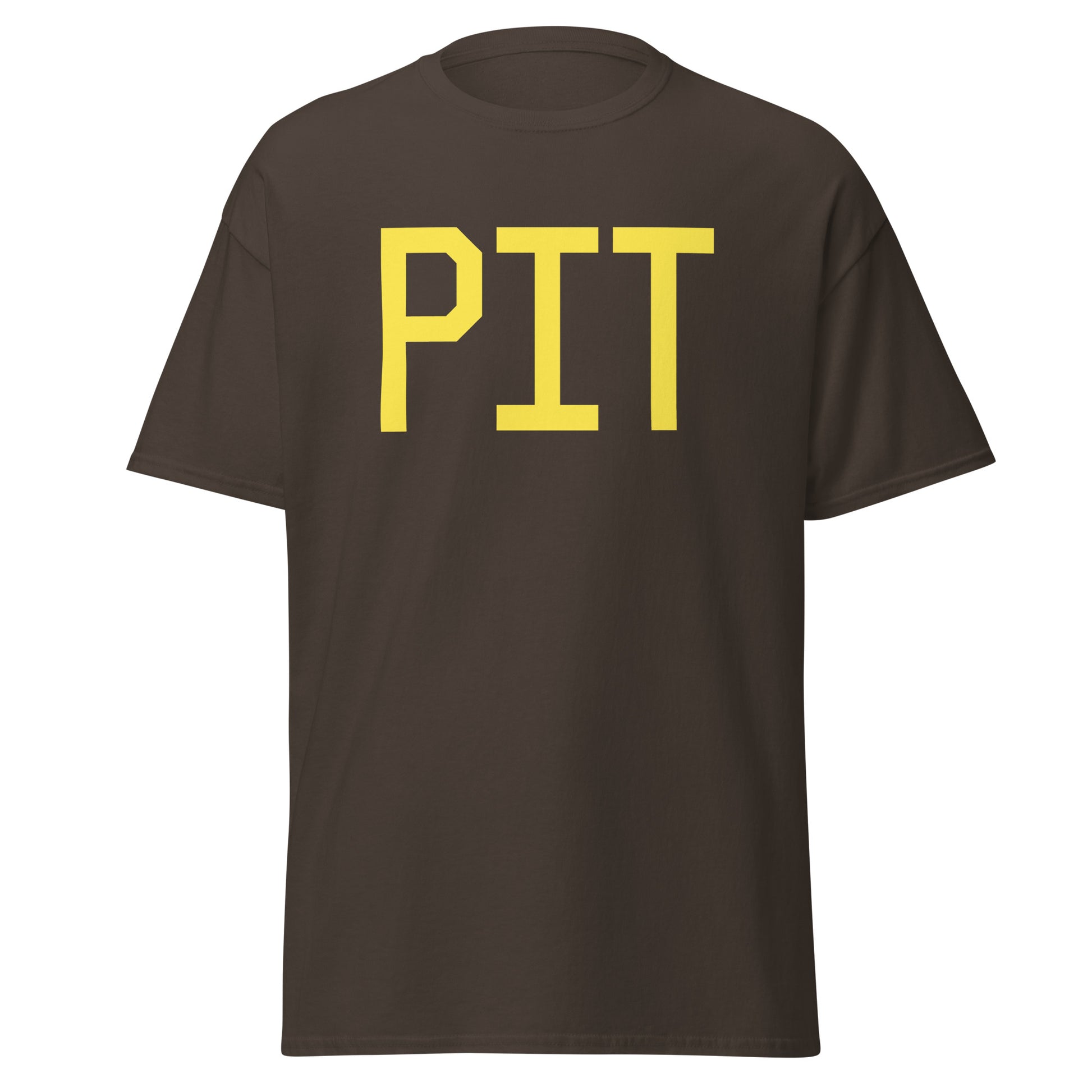 Aviation-Theme Men's T-Shirt - Yellow Graphic • PIT Pittsburgh • YHM Designs - Image 05