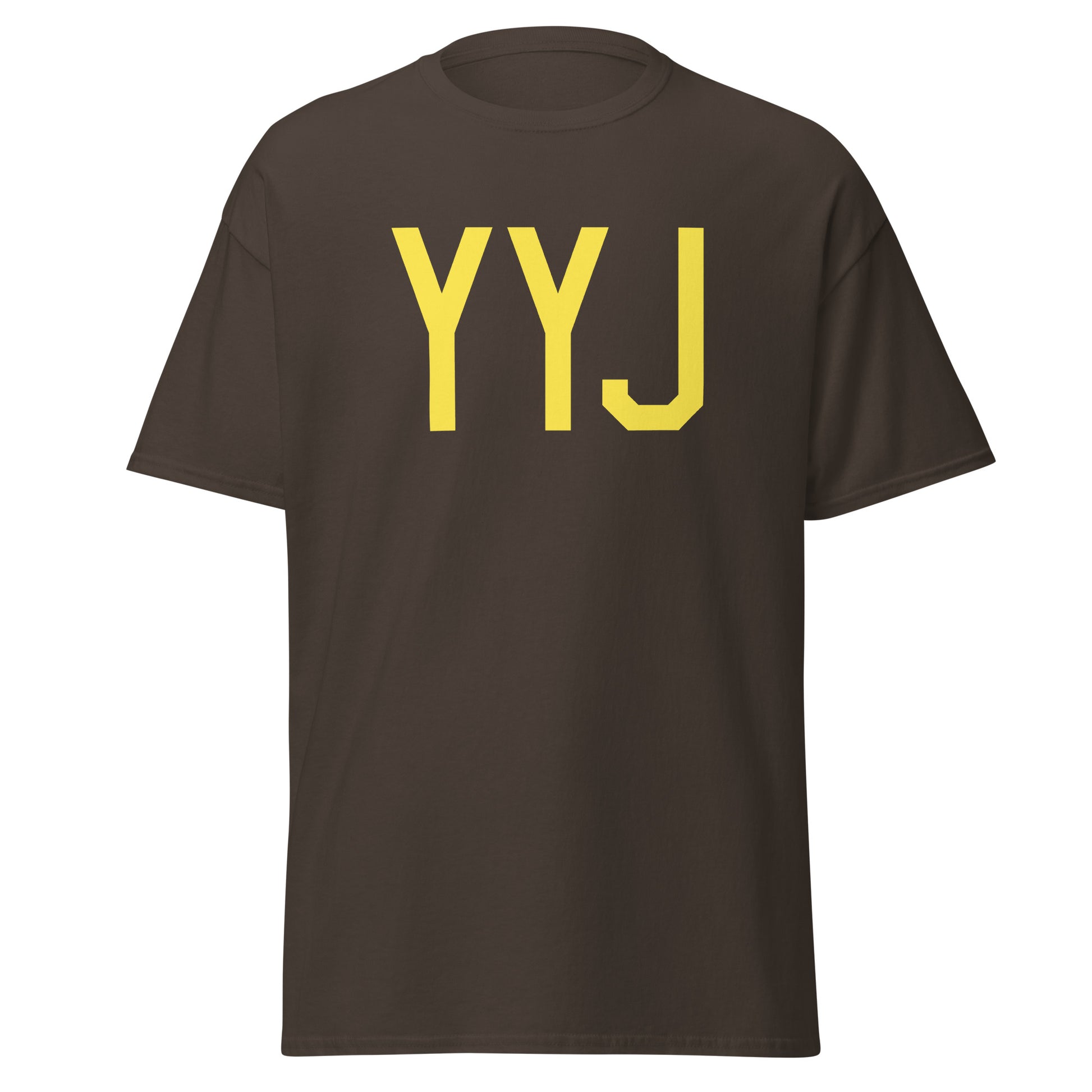 Aviation-Theme Men's T-Shirt - Yellow Graphic • YYJ Victoria • YHM Designs - Image 05