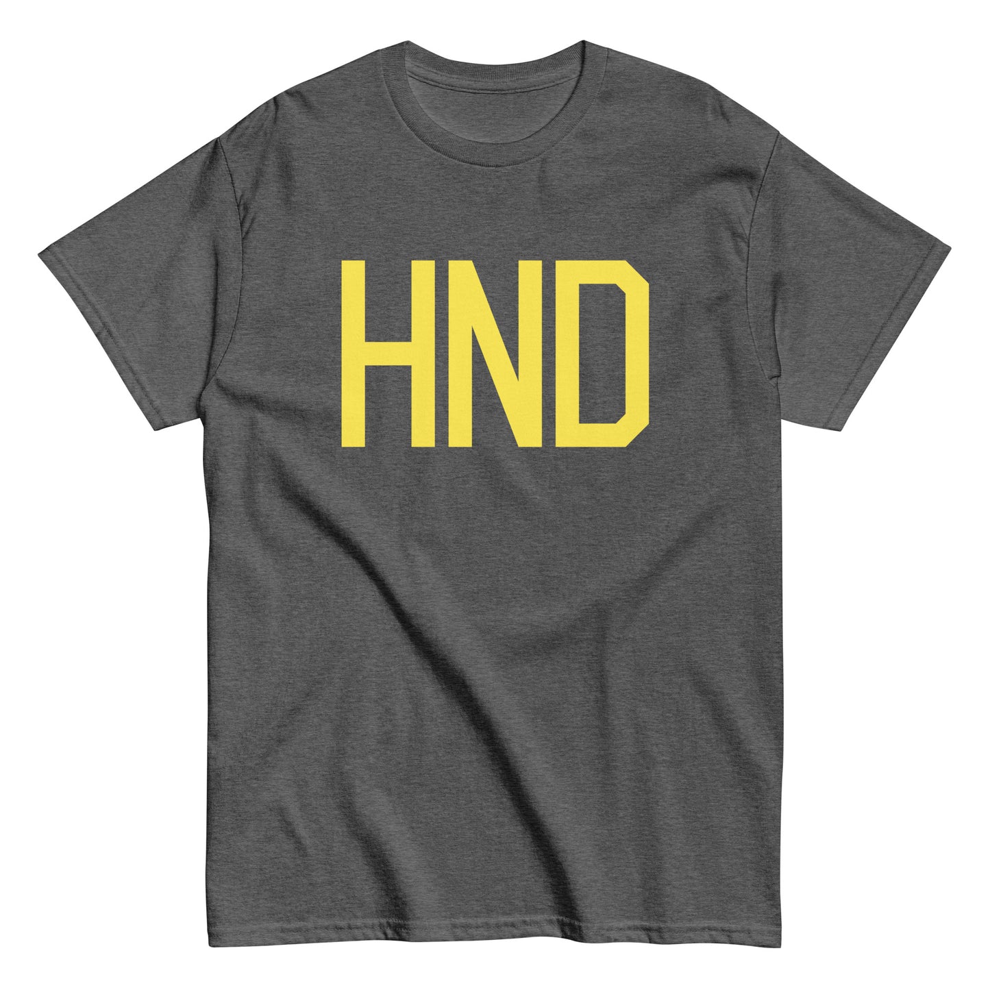 Aviation-Theme Men's T-Shirt - Yellow Graphic • HND Tokyo • YHM Designs - Image 02