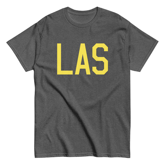 Aviation-Theme Men's T-Shirt - Yellow Graphic • LAS Las Vegas • YHM Designs - Image 02