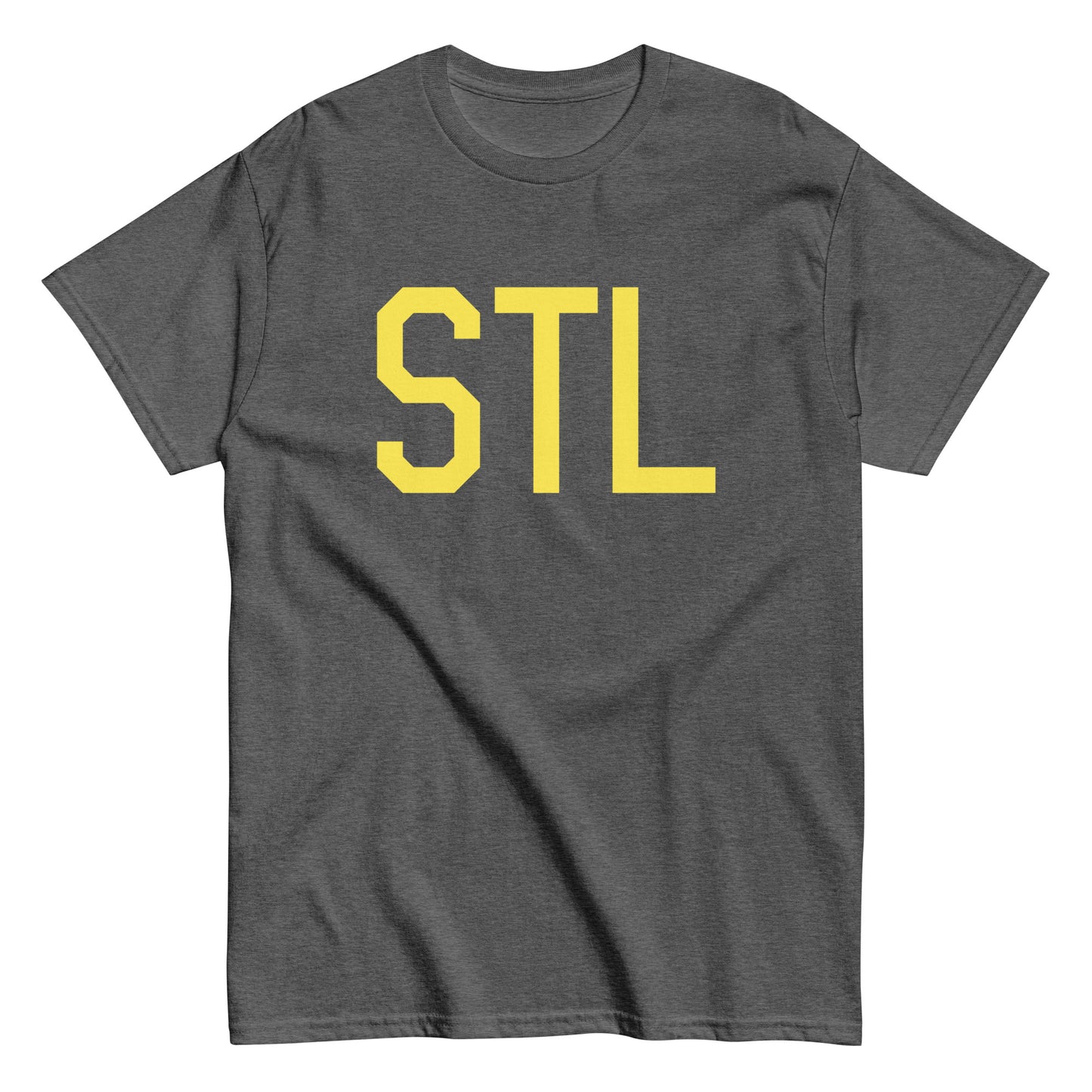 Aviation-Theme Men's T-Shirt - Yellow Graphic • STL St. Louis • YHM Designs - Image 02