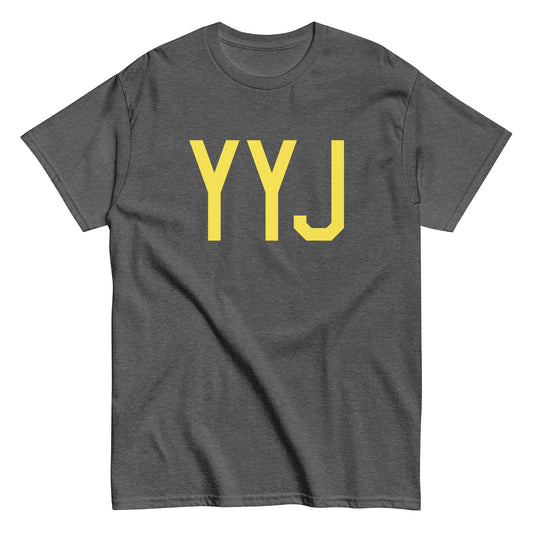 Aviation-Theme Men's T-Shirt - Yellow Graphic • YYJ Victoria • YHM Designs - Image 02