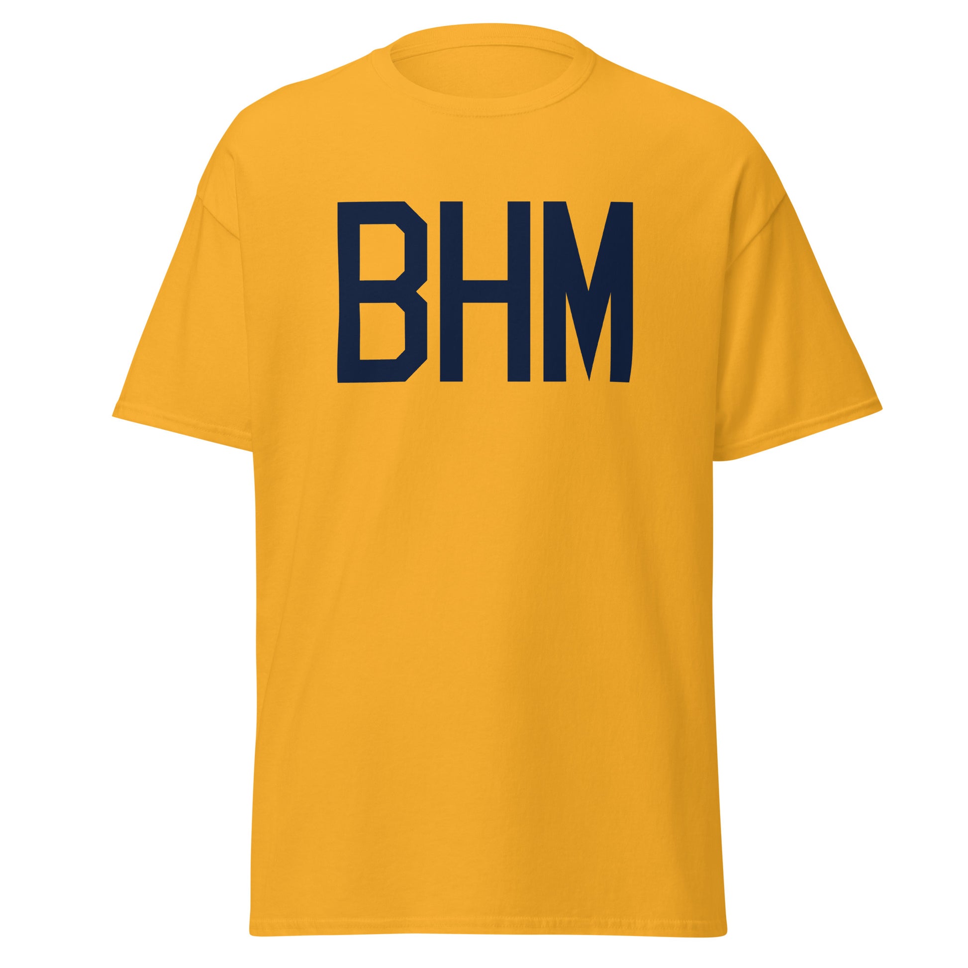 Aviation-Theme Men's T-Shirt - Navy Blue Graphic • BHM Birmingham • YHM Designs - Image 05