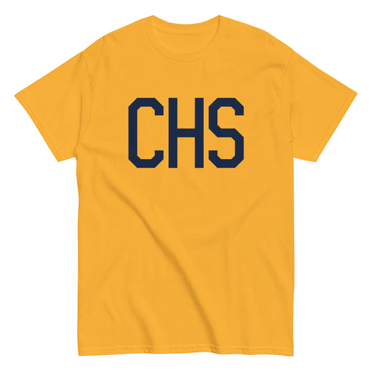 Aviation-Theme Men's T-Shirt - Navy Blue Graphic • CHS Charleston • YHM Designs - Image 01