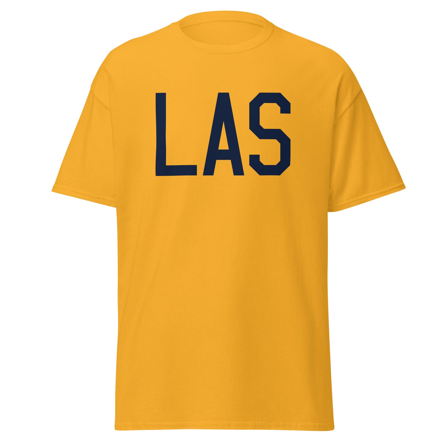 Aviation-Theme Men's T-Shirt - Navy Blue Graphic • LAS Las Vegas • YHM Designs - Image 05