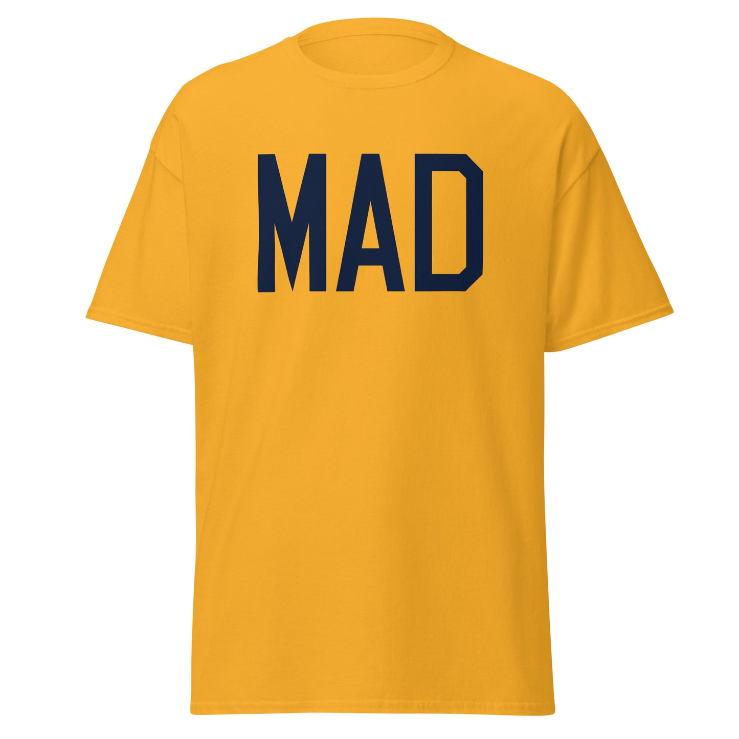 Aviation-Theme Men's T-Shirt - Navy Blue Graphic • MAD Madrid • YHM Designs - Image 05