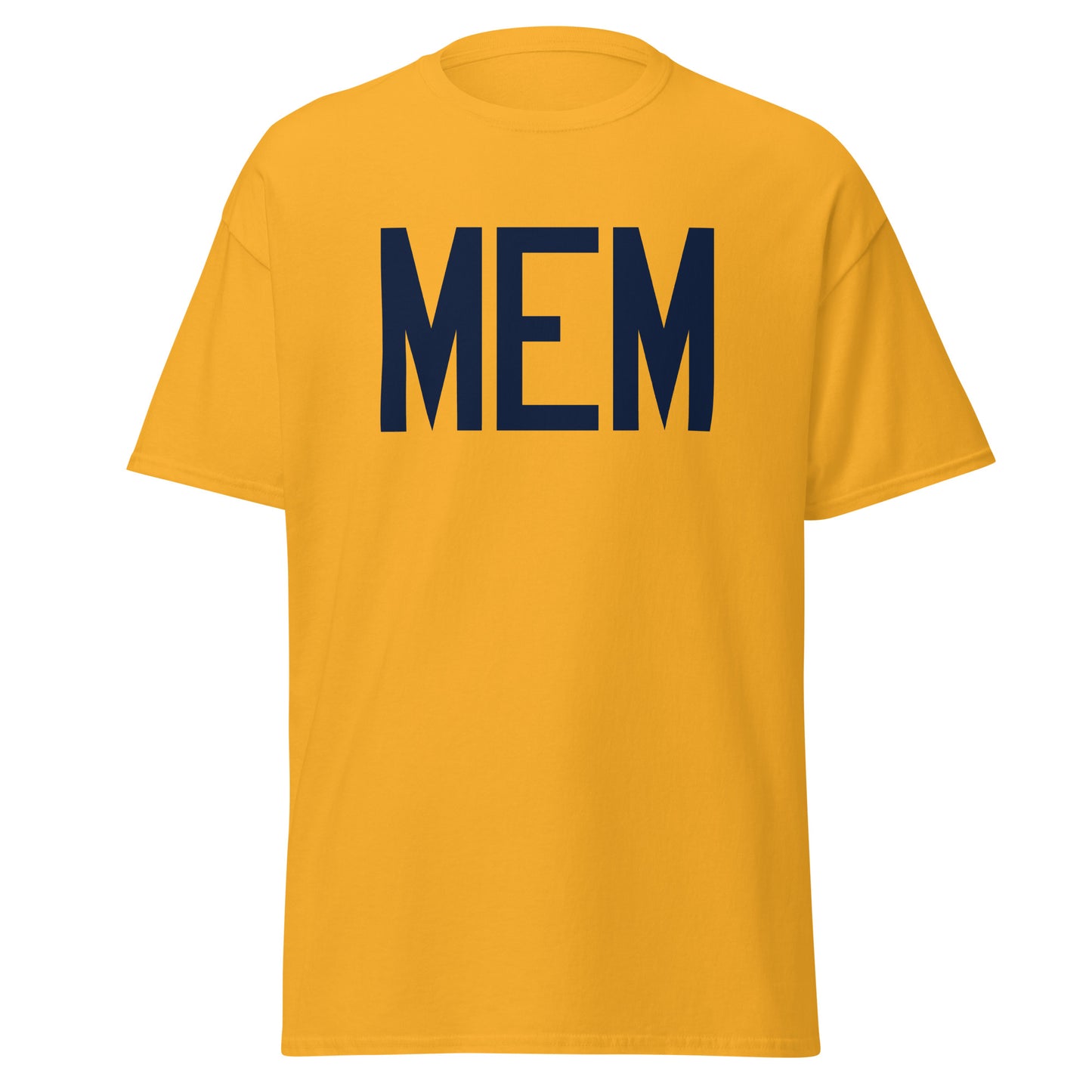 Aviation-Theme Men's T-Shirt - Navy Blue Graphic • MEM Memphis • YHM Designs - Image 05