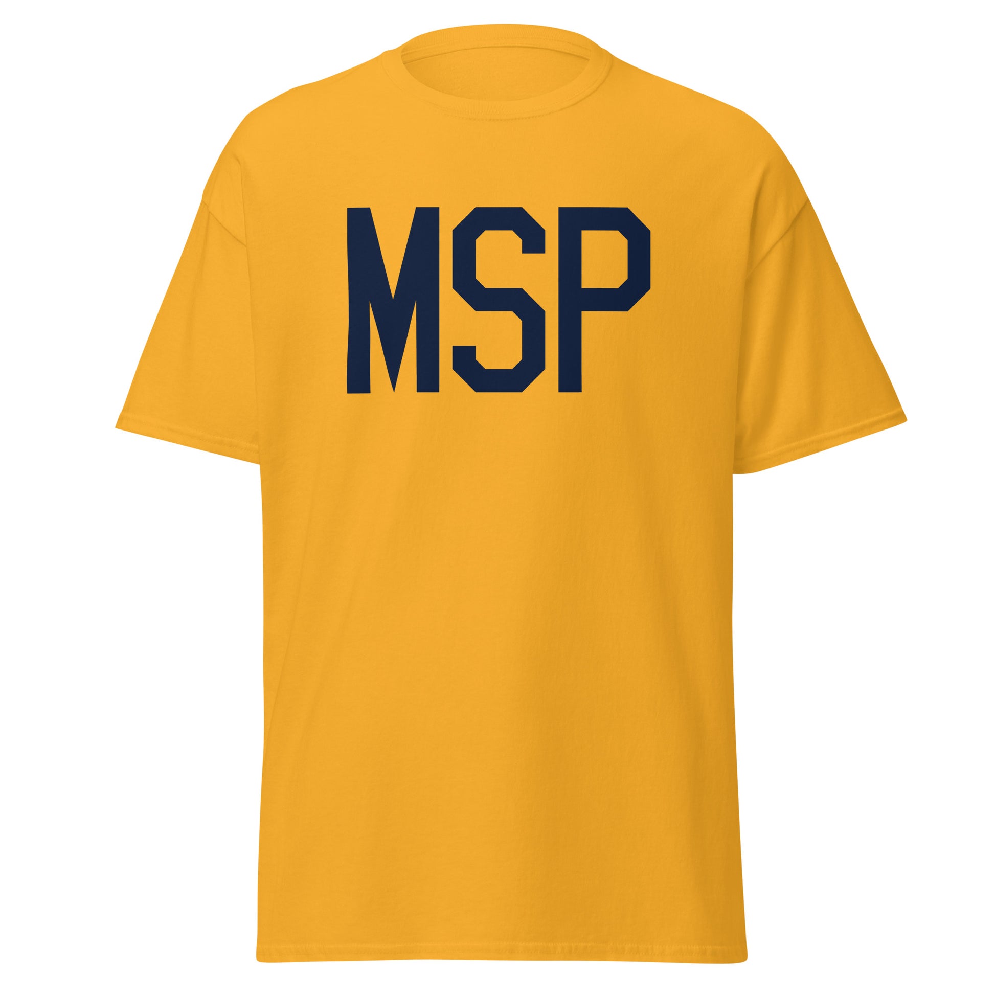 Aviation-Theme Men's T-Shirt - Navy Blue Graphic • MSP Minneapolis • YHM Designs - Image 05