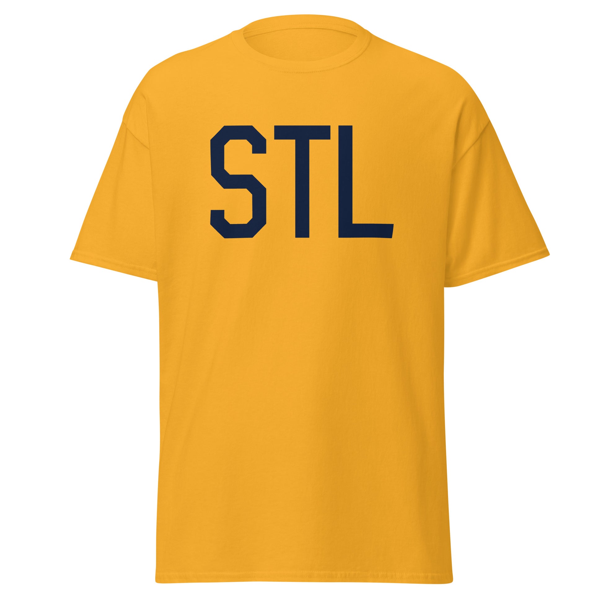 Aviation-Theme Men's T-Shirt - Navy Blue Graphic • STL St. Louis • YHM Designs - Image 05