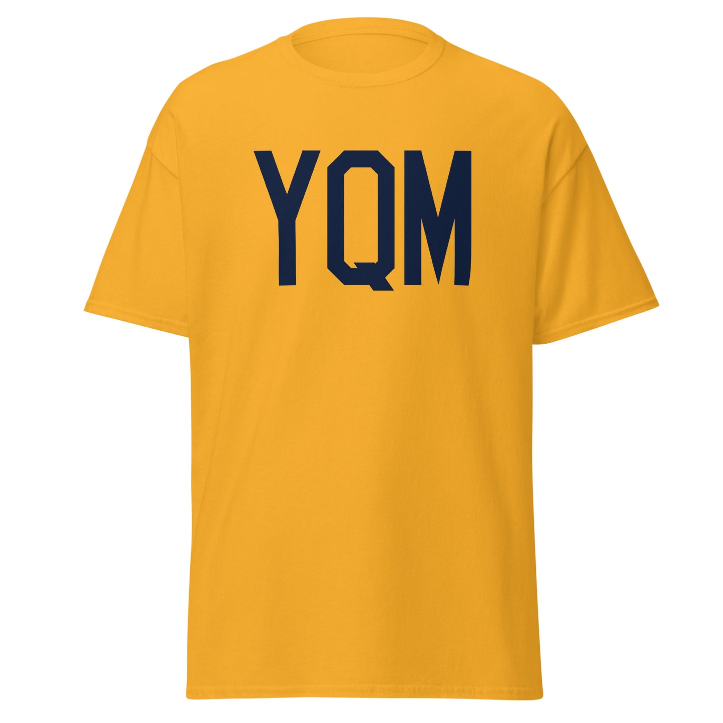 Aviation-Theme Men's T-Shirt - Navy Blue Graphic • YQM Moncton • YHM Designs - Image 05