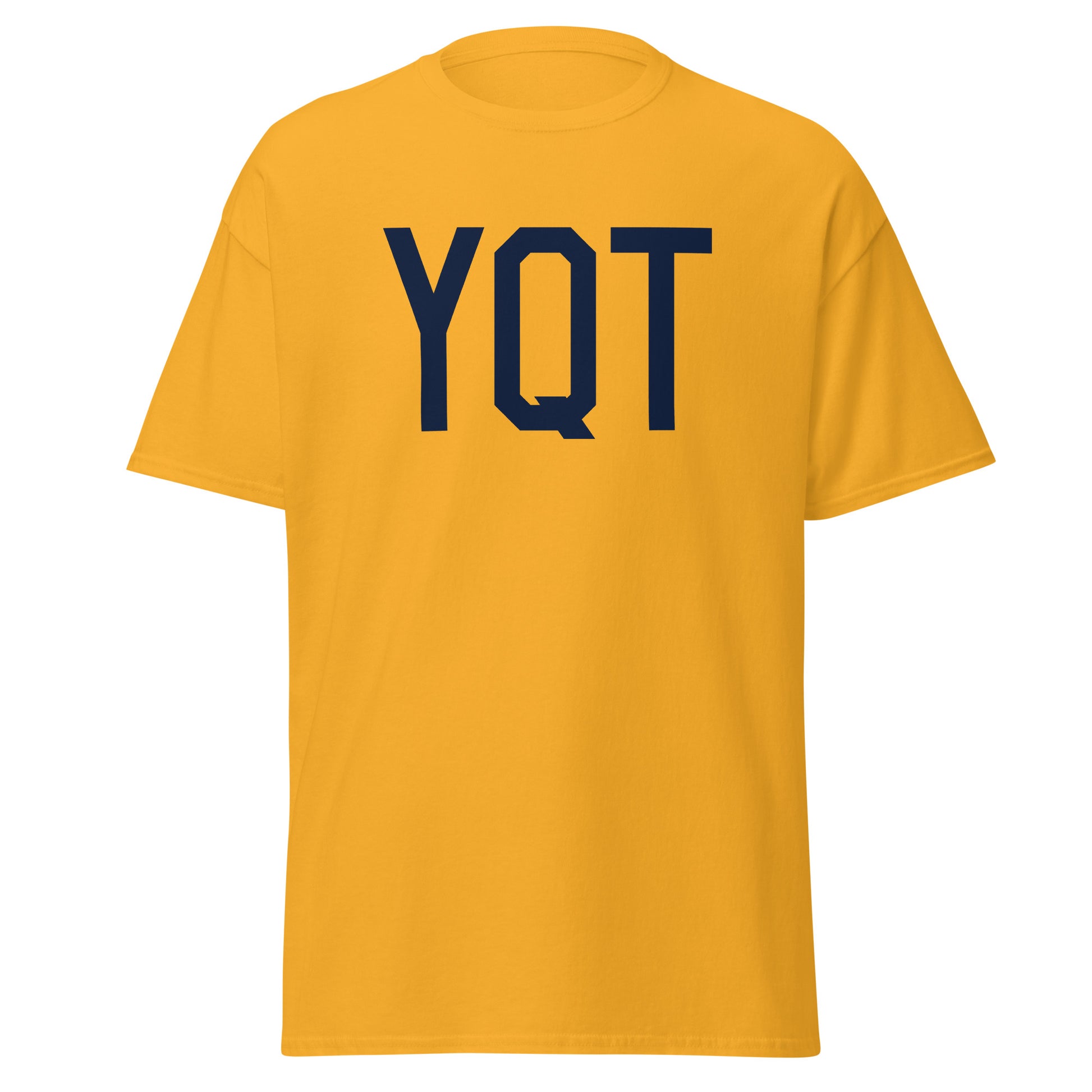 Aviation-Theme Men's T-Shirt - Navy Blue Graphic • YQT Thunder Bay • YHM Designs - Image 05