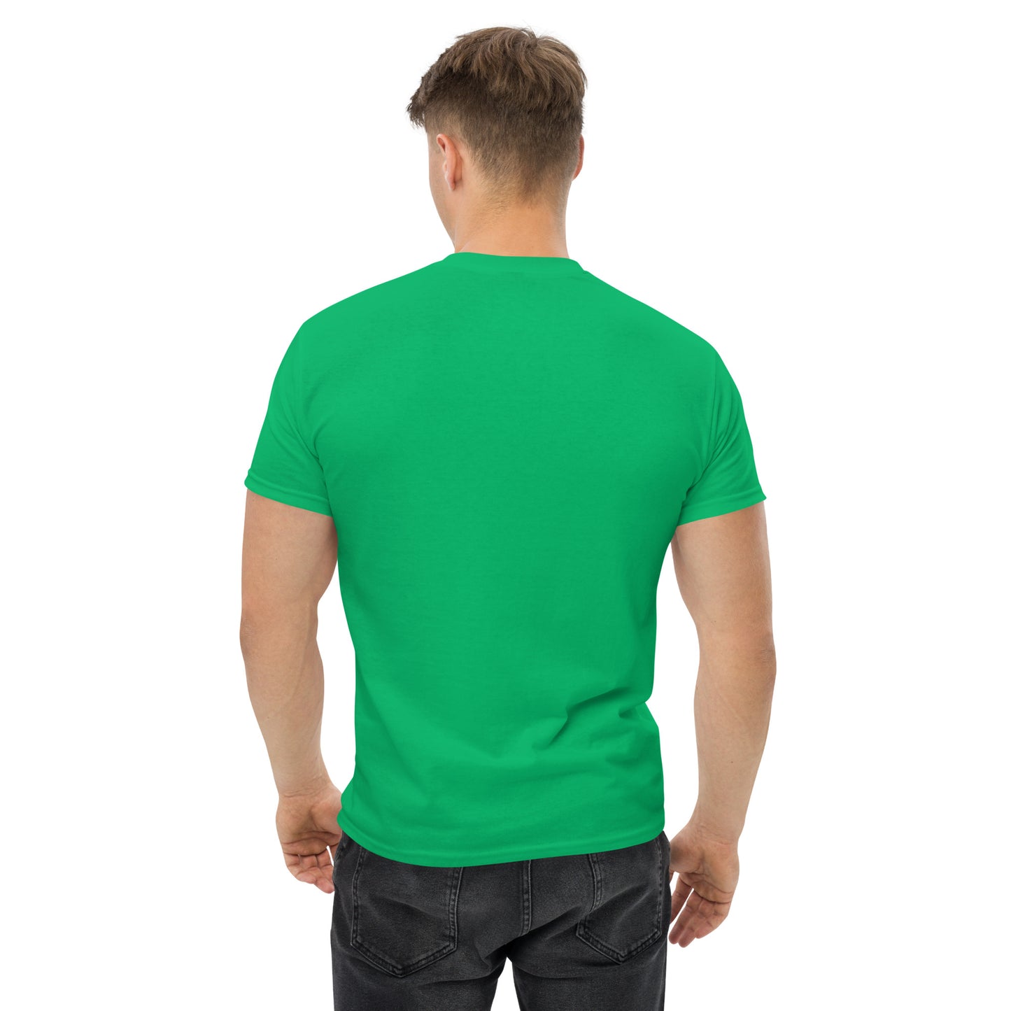 Airport Code Men's T-Shirt - White Graphic • YYC Calgary • YHM Designs - Image 04