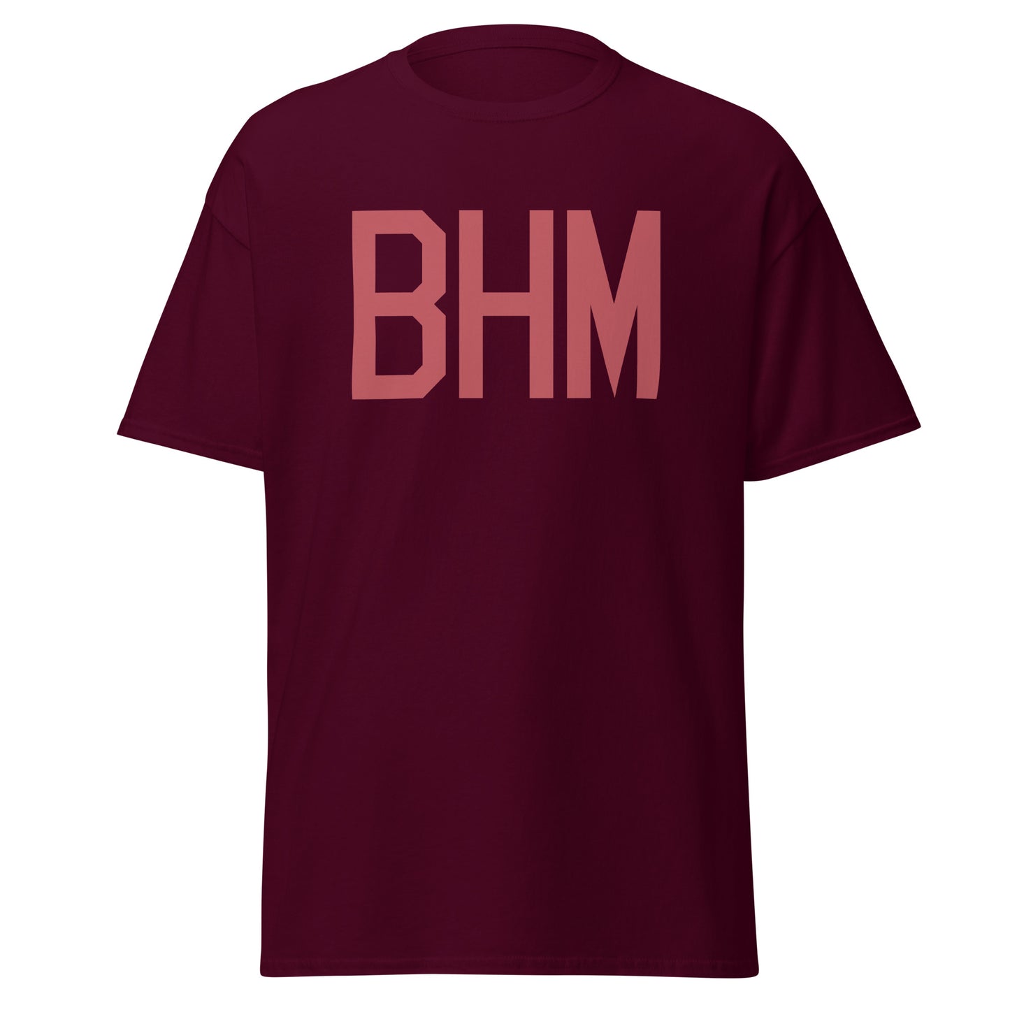 Aviation Enthusiast Men's Tee - Deep Pink Graphic • BHM Birmingham • YHM Designs - Image 05