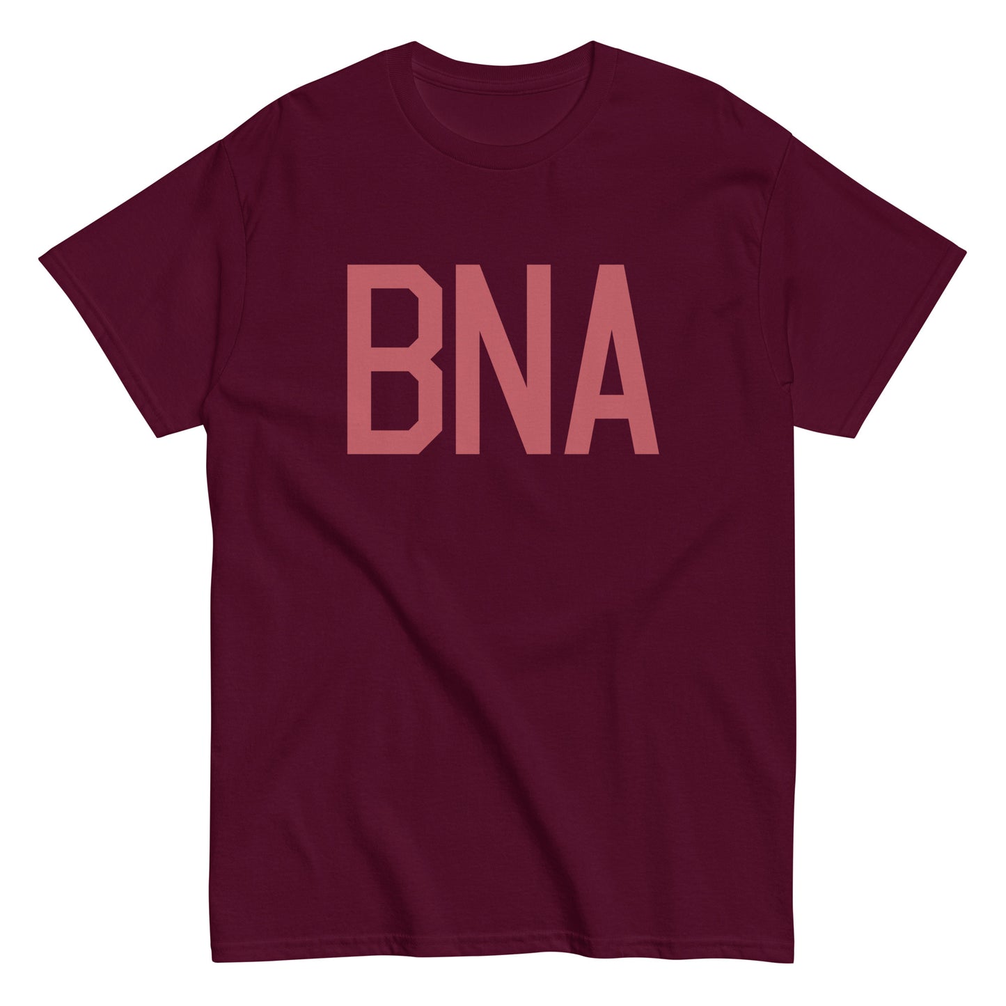 Aviation Enthusiast Men's Tee - Deep Pink Graphic • BNA Nashville • YHM Designs - Image 01