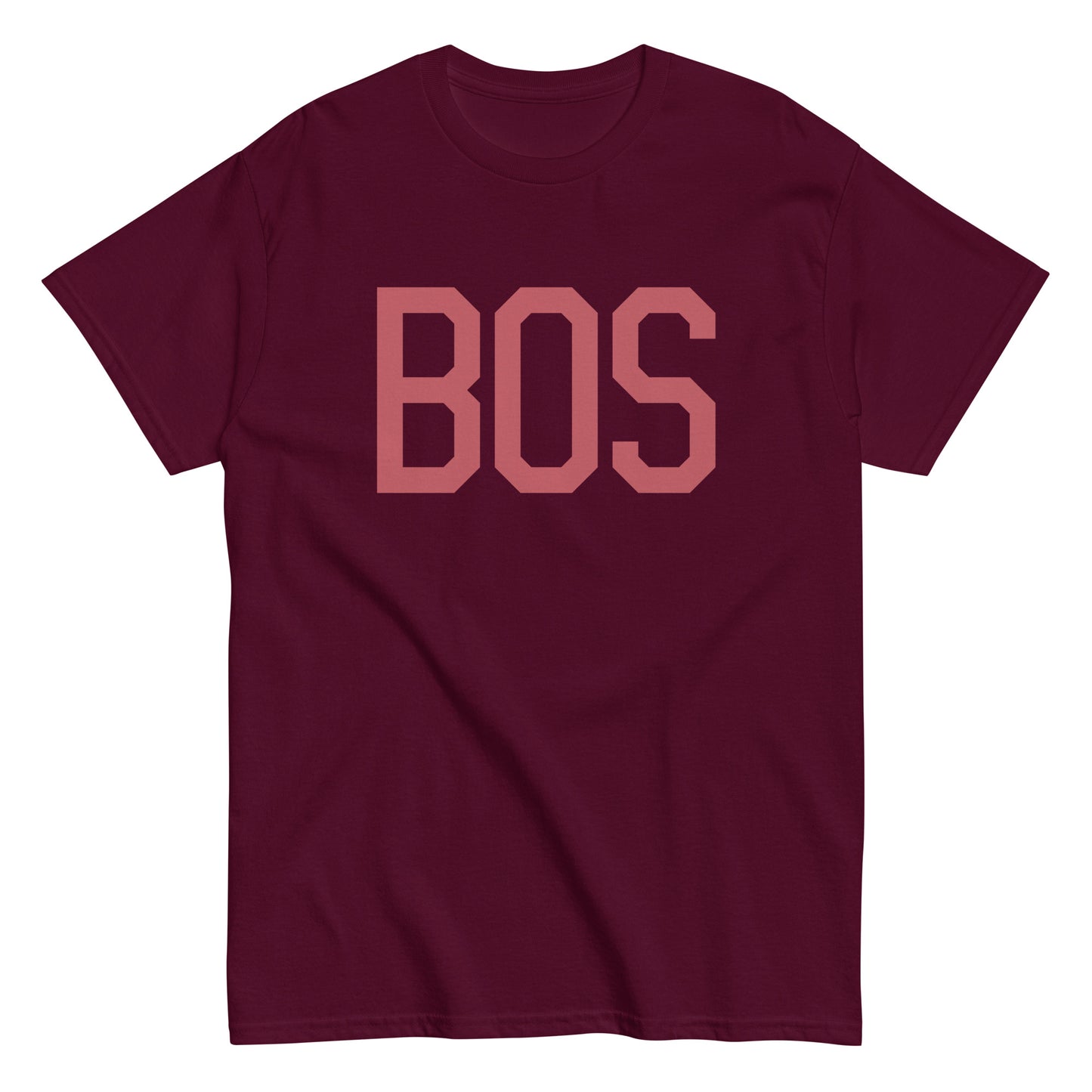 Aviation Enthusiast Men's Tee - Deep Pink Graphic • BOS Boston • YHM Designs - Image 01