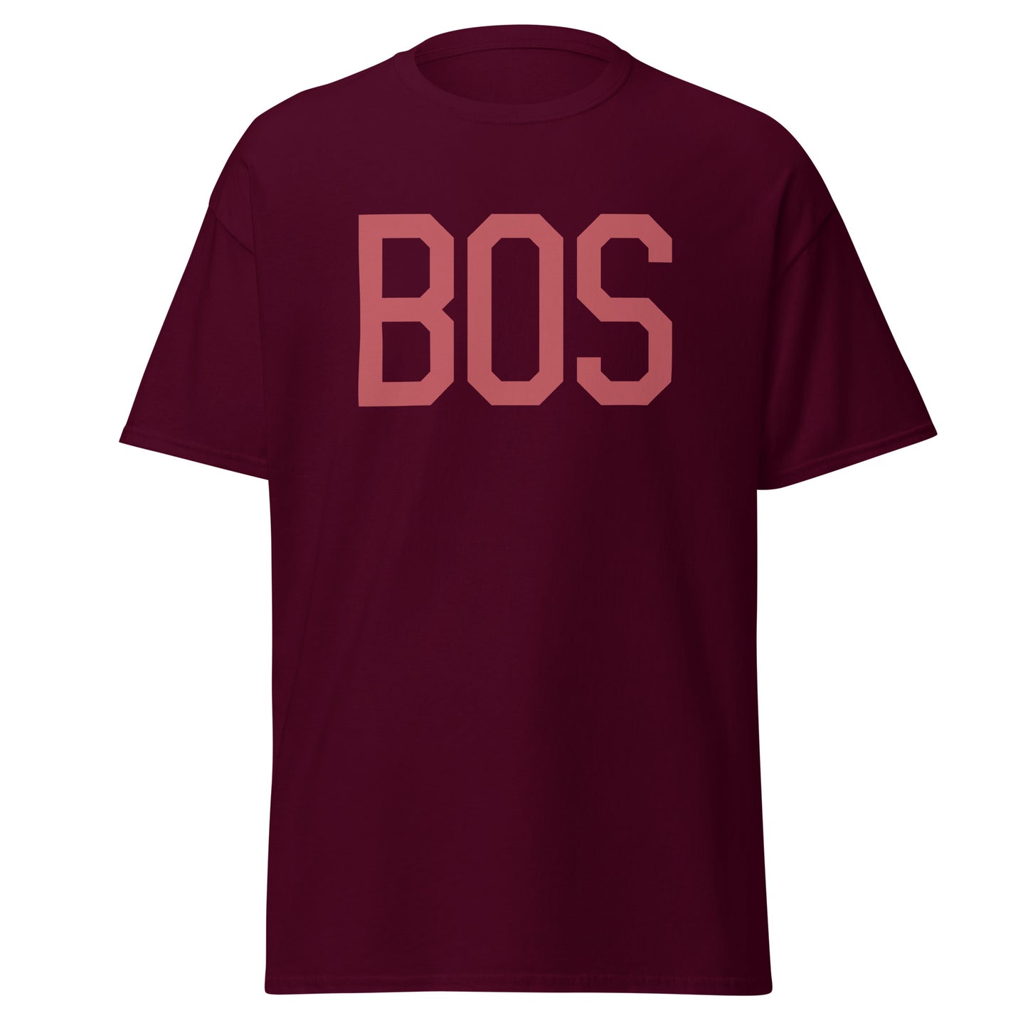 Aviation Enthusiast Men's Tee - Deep Pink Graphic • BOS Boston • YHM Designs - Image 05