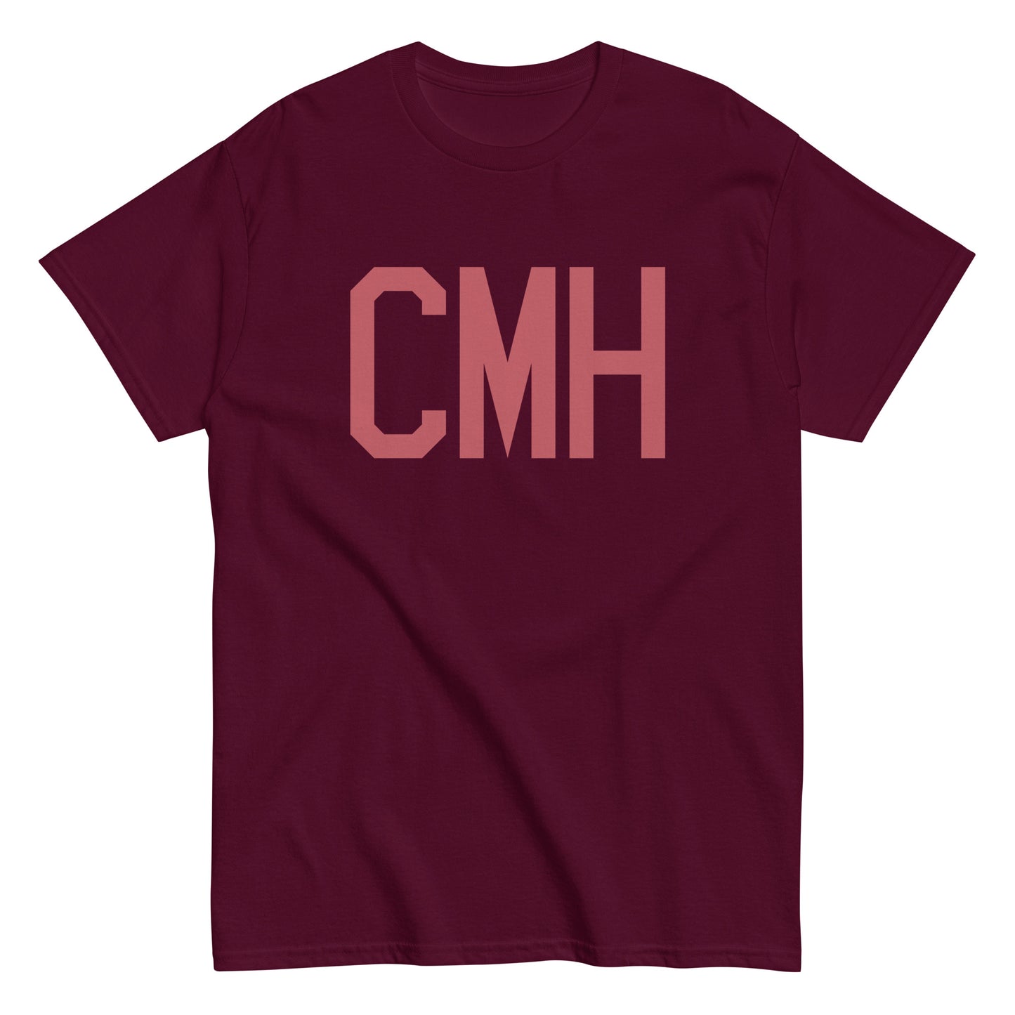 Aviation Enthusiast Men's Tee - Deep Pink Graphic • CMH Columbus • YHM Designs - Image 01