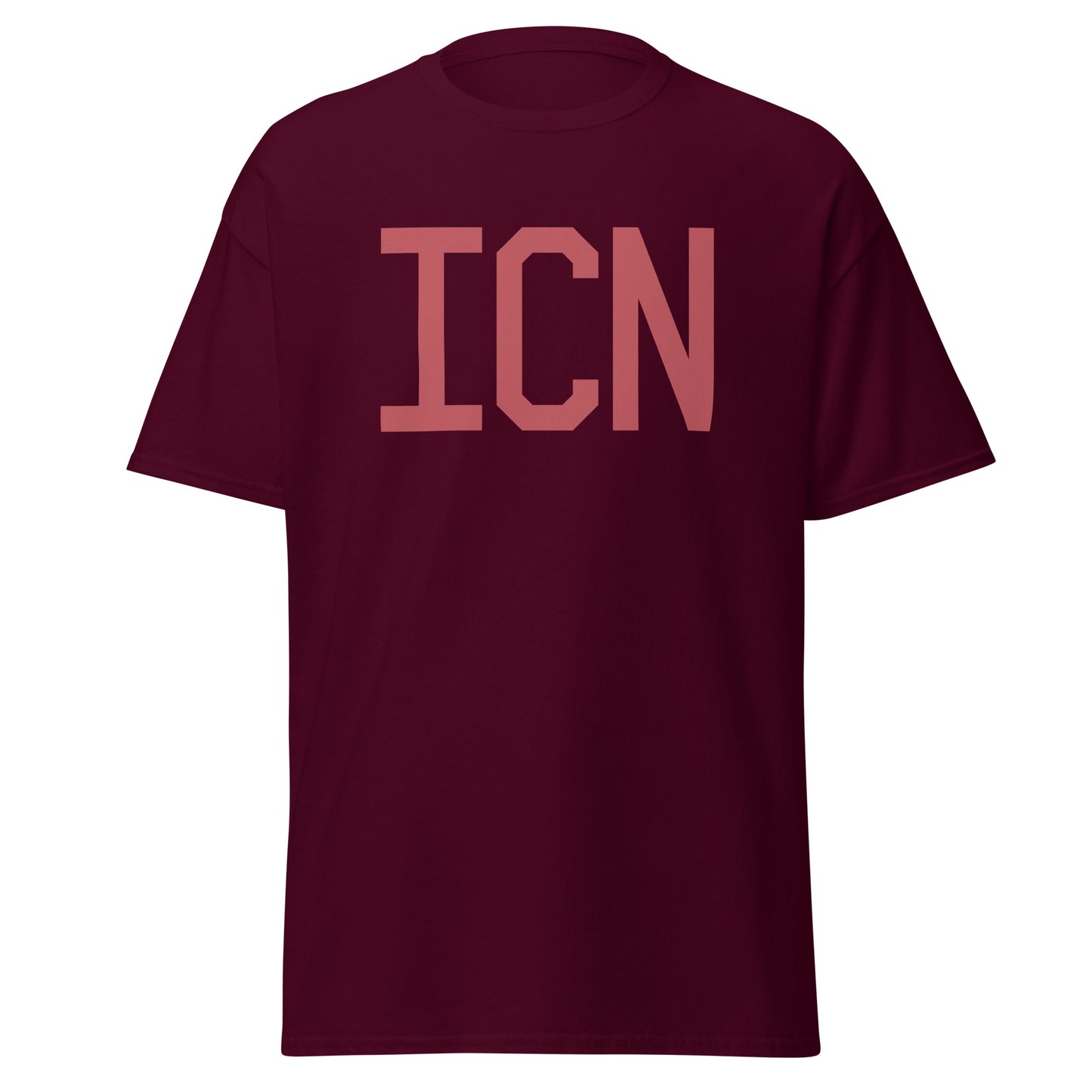 Aviation Enthusiast Men's Tee - Deep Pink Graphic • ICN Seoul • YHM Designs - Image 05