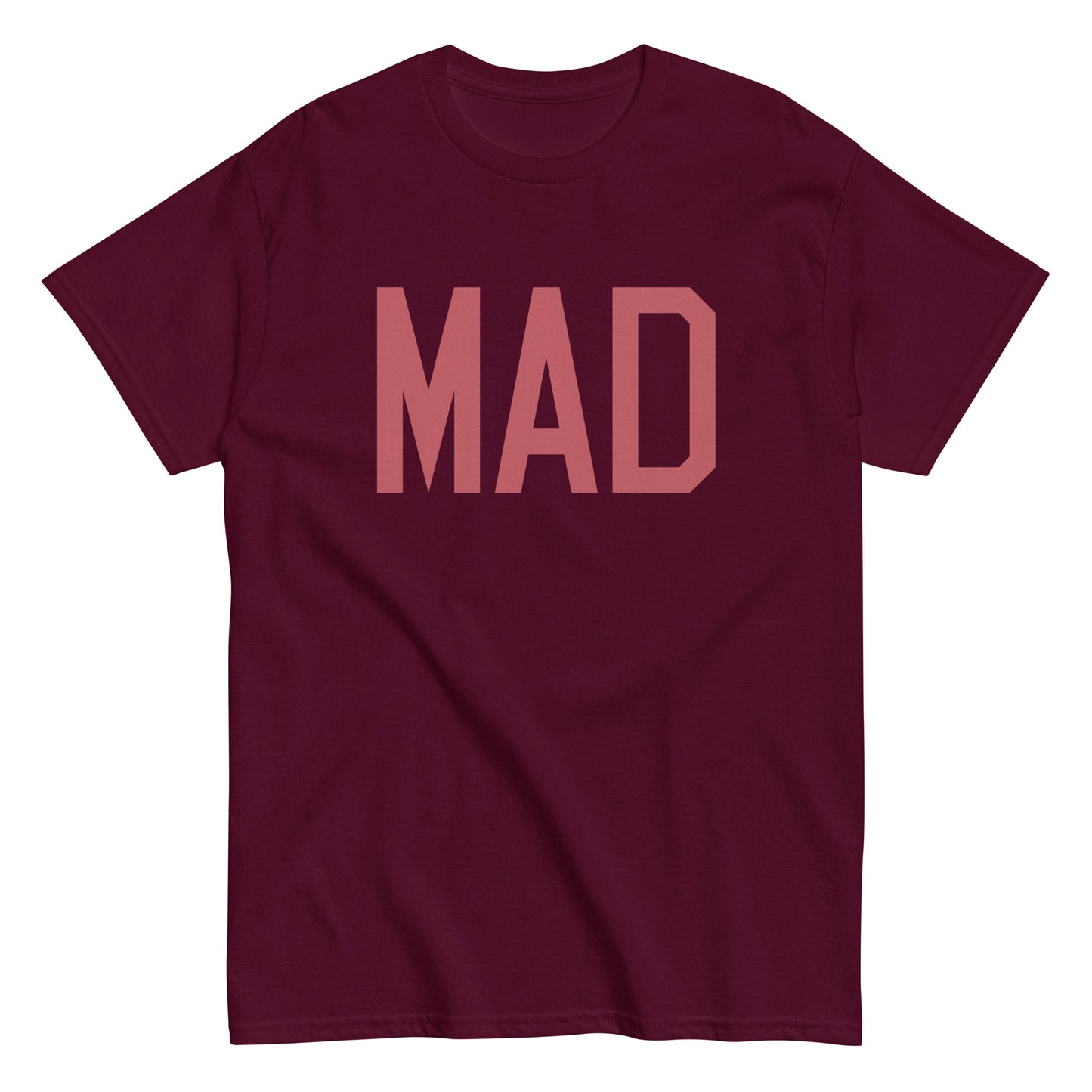 Aviation Enthusiast Men's Tee - Deep Pink Graphic • MAD Madrid • YHM Designs - Image 01