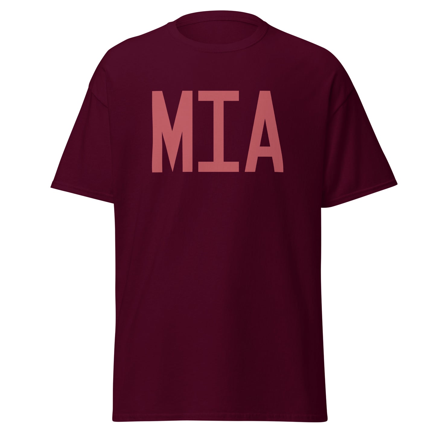 Aviation Enthusiast Men's Tee - Deep Pink Graphic • MIA Miami • YHM Designs - Image 05