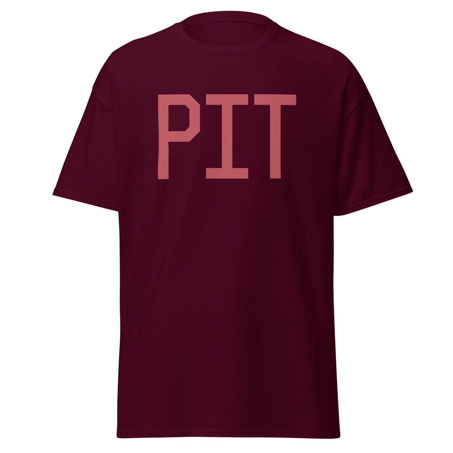 Aviation Enthusiast Men's Tee - Deep Pink Graphic • PIT Pittsburgh • YHM Designs - Image 05