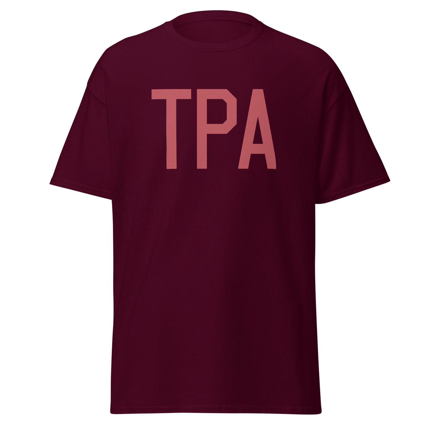 Aviation Enthusiast Men's Tee - Deep Pink Graphic • TPA Tampa • YHM Designs - Image 05