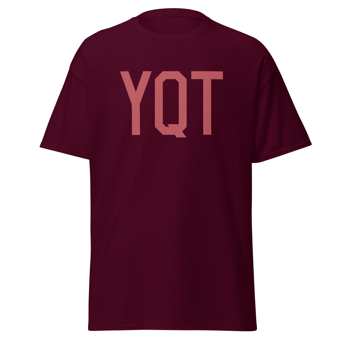 Aviation Enthusiast Men's Tee - Deep Pink Graphic • YQT Thunder Bay • YHM Designs - Image 05
