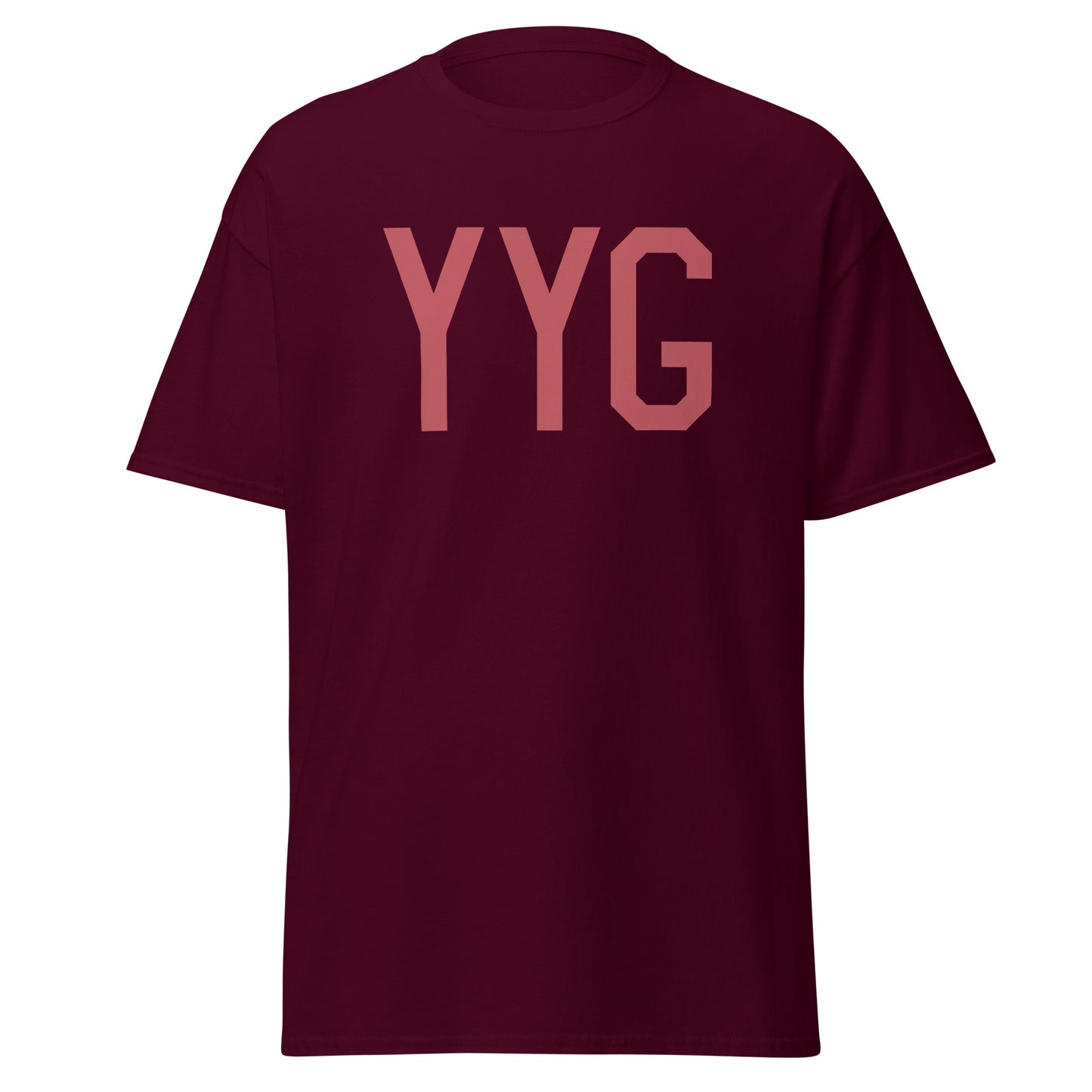 Aviation Enthusiast Men's Tee - Deep Pink Graphic • YYG Charlottetown • YHM Designs - Image 05