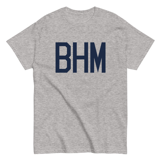 Aviation-Theme Men's T-Shirt - Navy Blue Graphic • BHM Birmingham • YHM Designs - Image 02