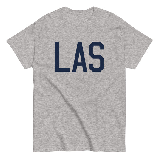 Aviation-Theme Men's T-Shirt - Navy Blue Graphic • LAS Las Vegas • YHM Designs - Image 02