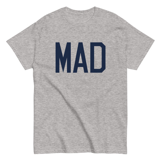 Aviation-Theme Men's T-Shirt - Navy Blue Graphic • MAD Madrid • YHM Designs - Image 02
