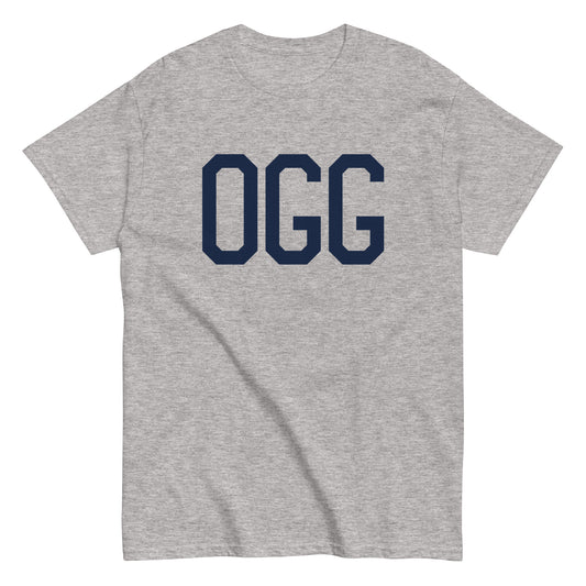 Aviation-Theme Men's T-Shirt - Navy Blue Graphic • OGG Maui • YHM Designs - Image 02