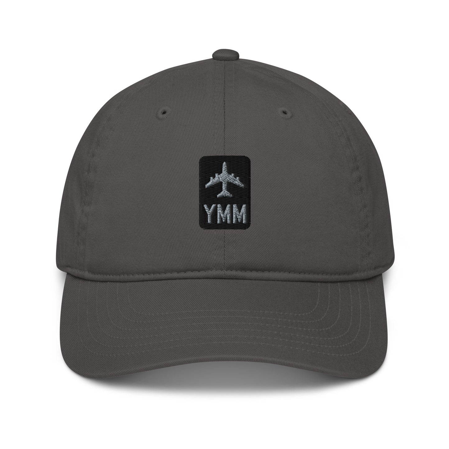 Jetliner Organic Dad Hat • Grey • YMM Fort McMurray • YHM Designs - Image 07