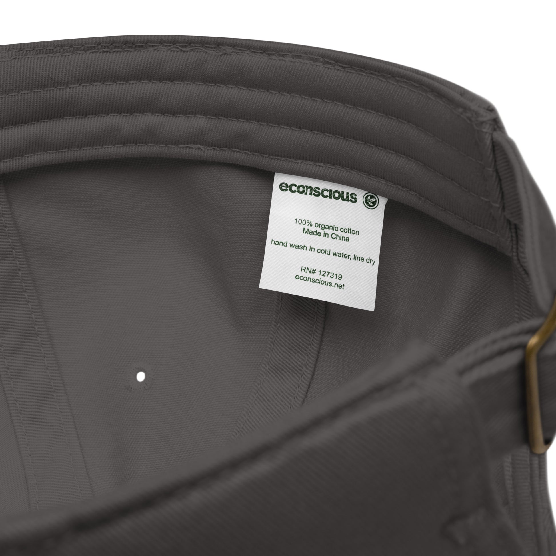 Jetliner Organic Dad Hat • Grey • SEA Seattle Souvenir • YHM Designs - Image 03