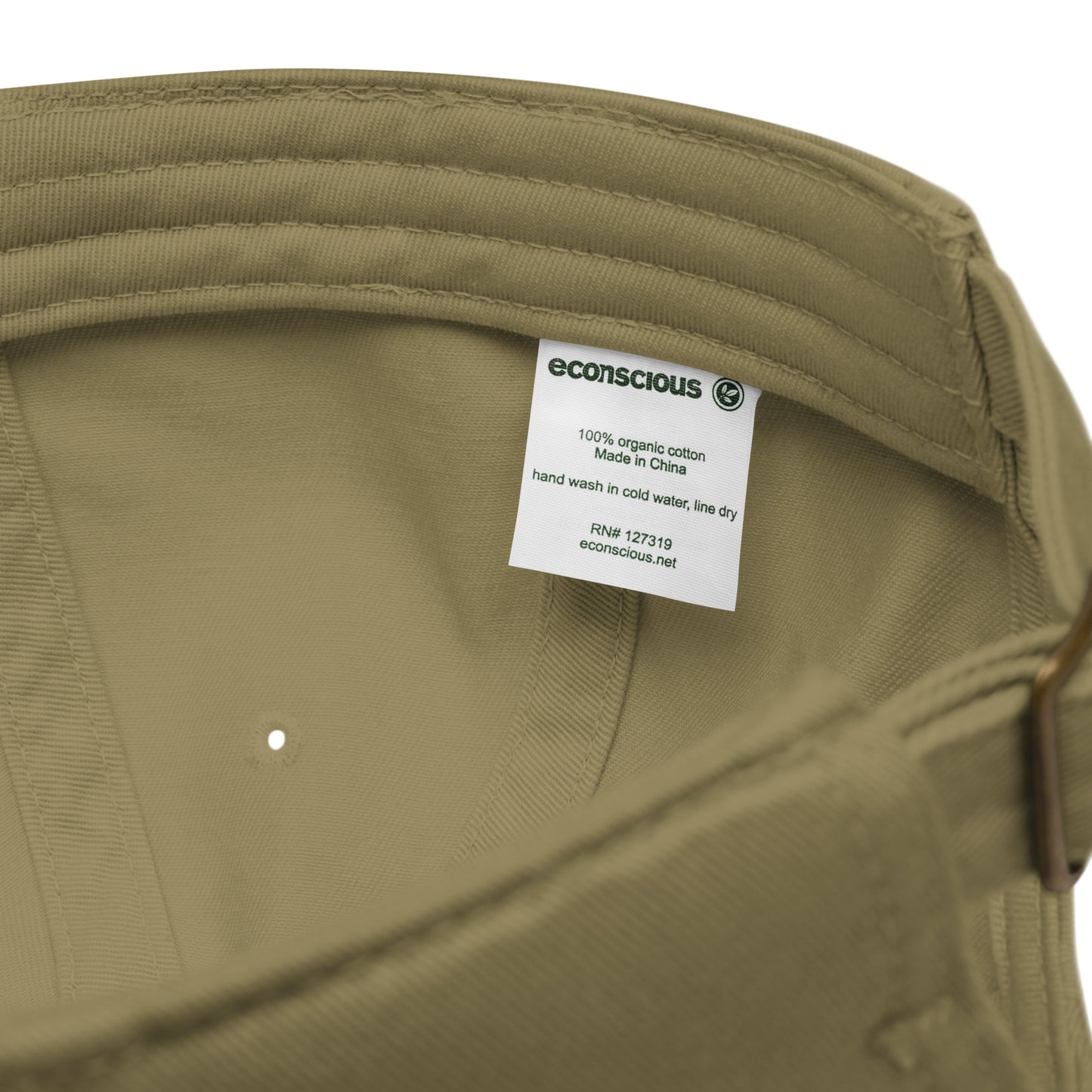 Jetliner Organic Dad Hat • Jungle Green • MKE Milwaukee • YHM Designs - Image 03